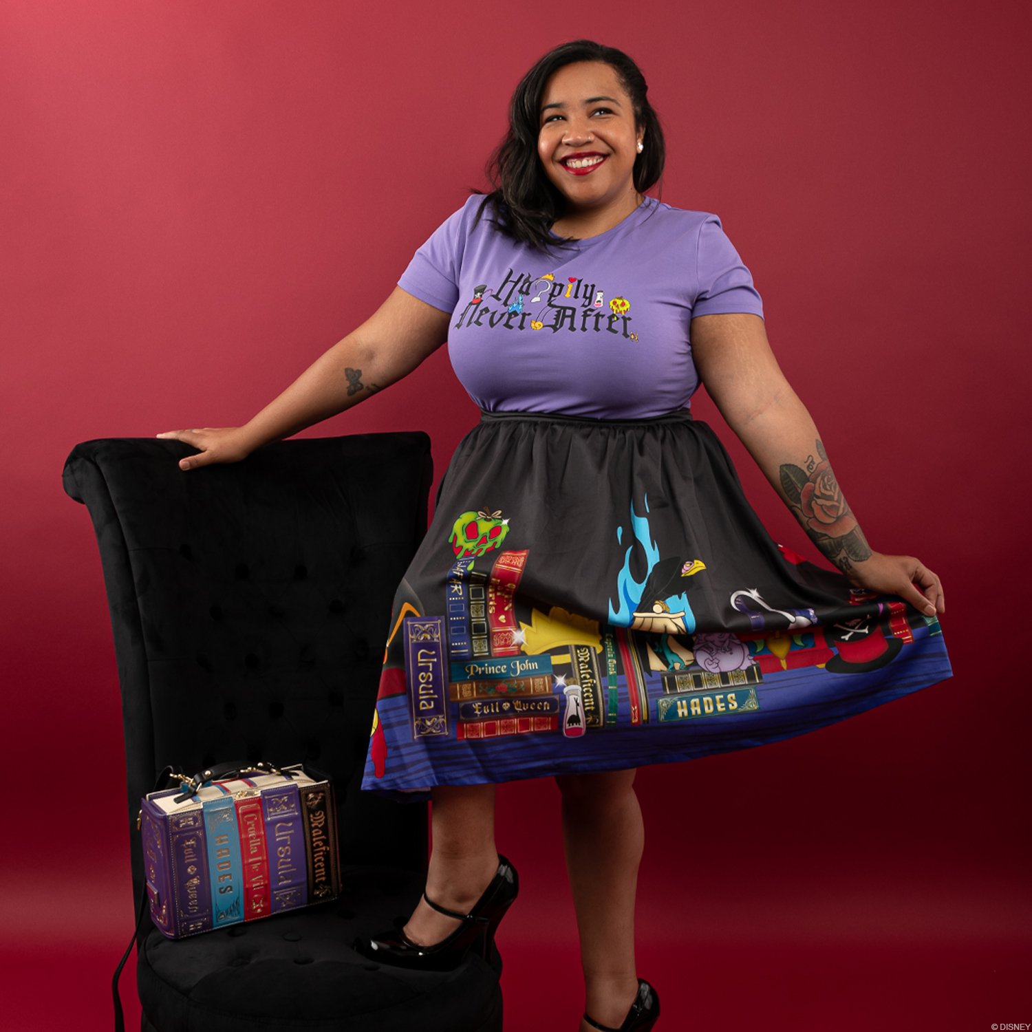 Disney Stitch Shoppe Villains Books  Sandy  Skirt