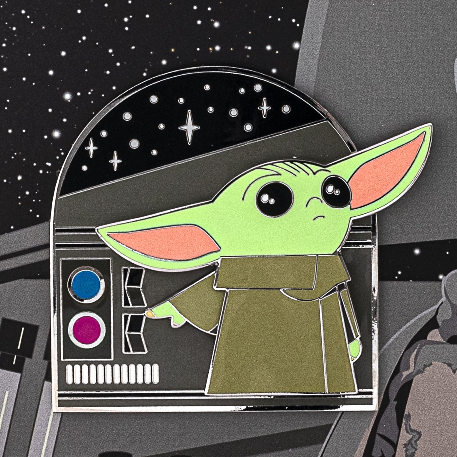Star Wars The Mandalorian  The Child  Buttons Collector Box Enamel Pin