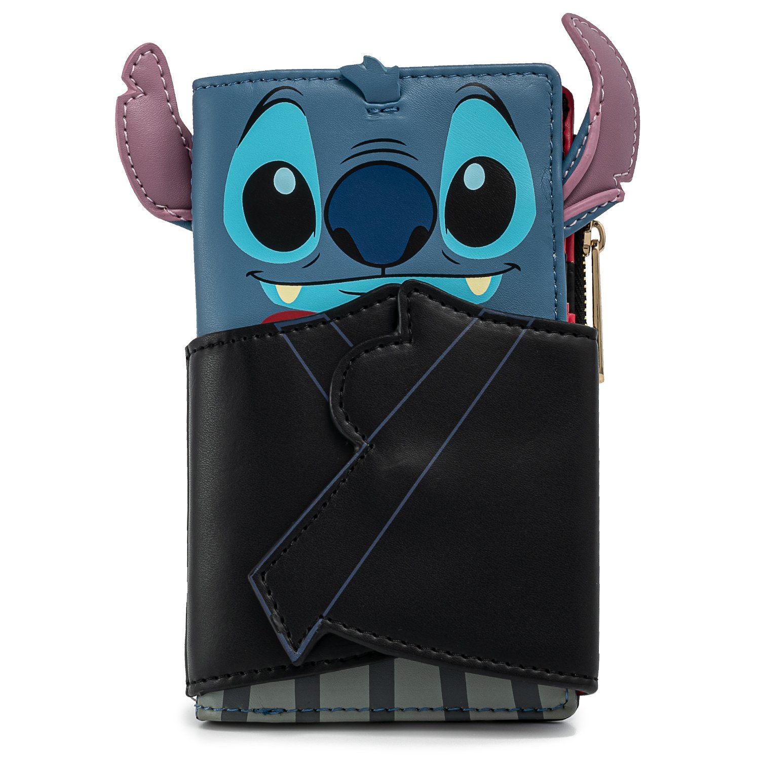 Disney Lilo & Stitch Vampire Stitch Bow Tie Flap Wallet