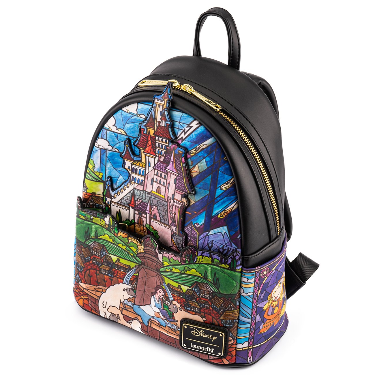 Disney Beauty and the Beast Belle Castle Mini Backpack