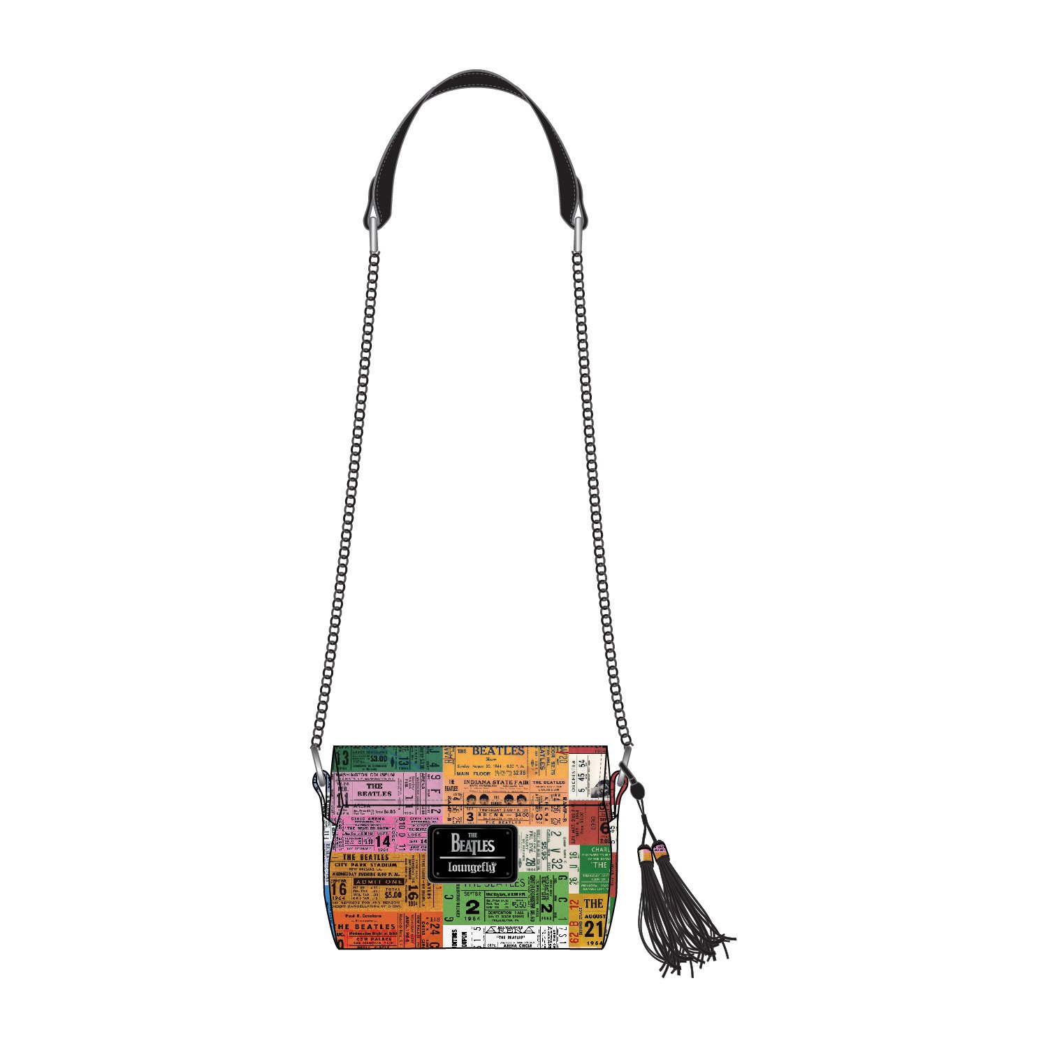The Beatles Ticket Stubs Crossbody Bag