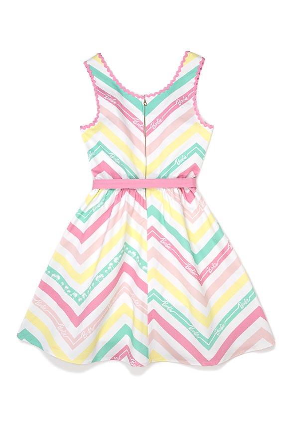 Stitch Shoppe X Barbie™ Chevron  Olivia  Tank Dress