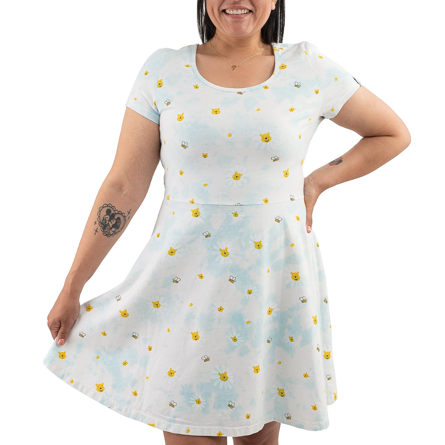 Loungefly Disney Winnie the Pooh Daisy Skater Dress