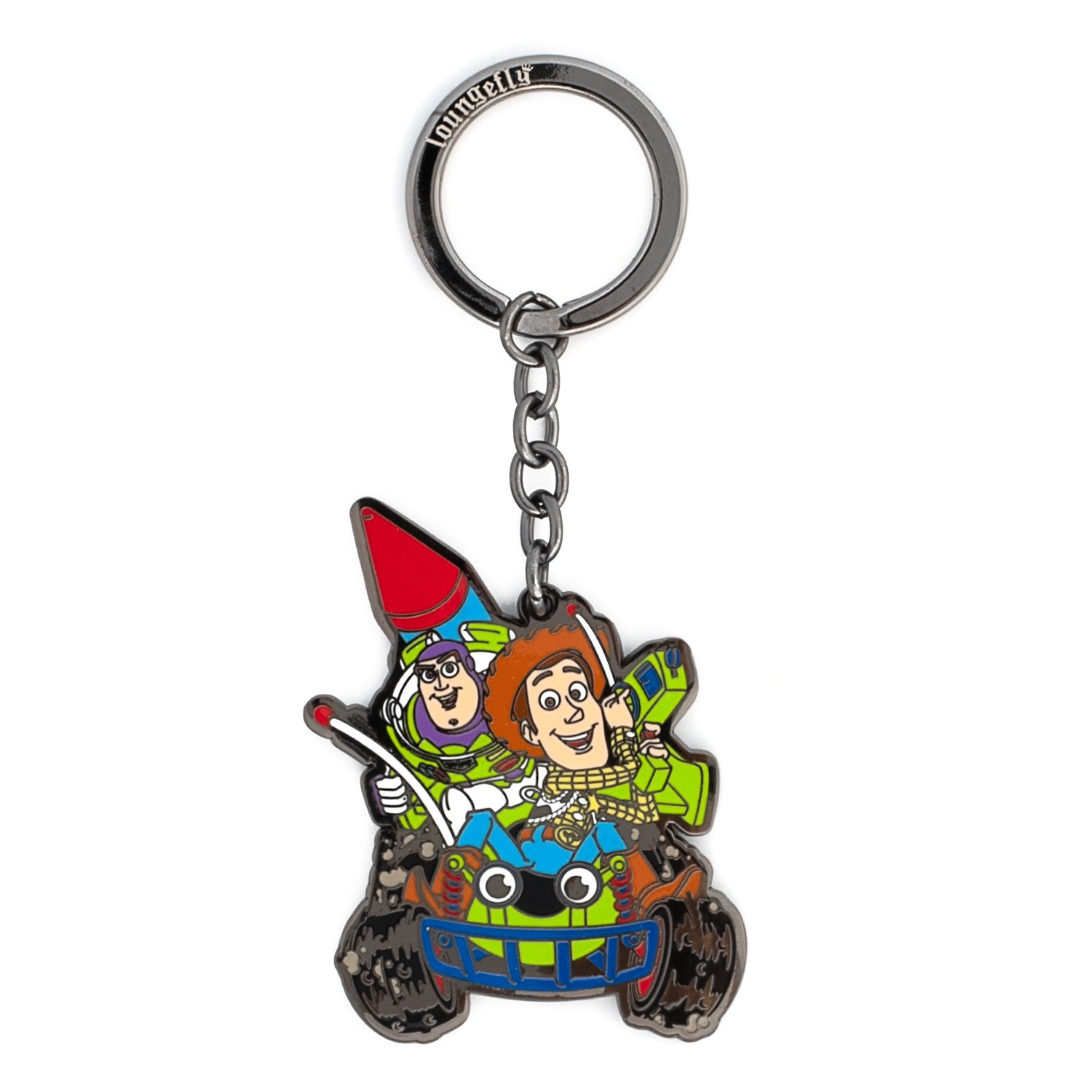 Pixar Toy Story Buzz & Woody 25th Anniversary Enamel Keychain