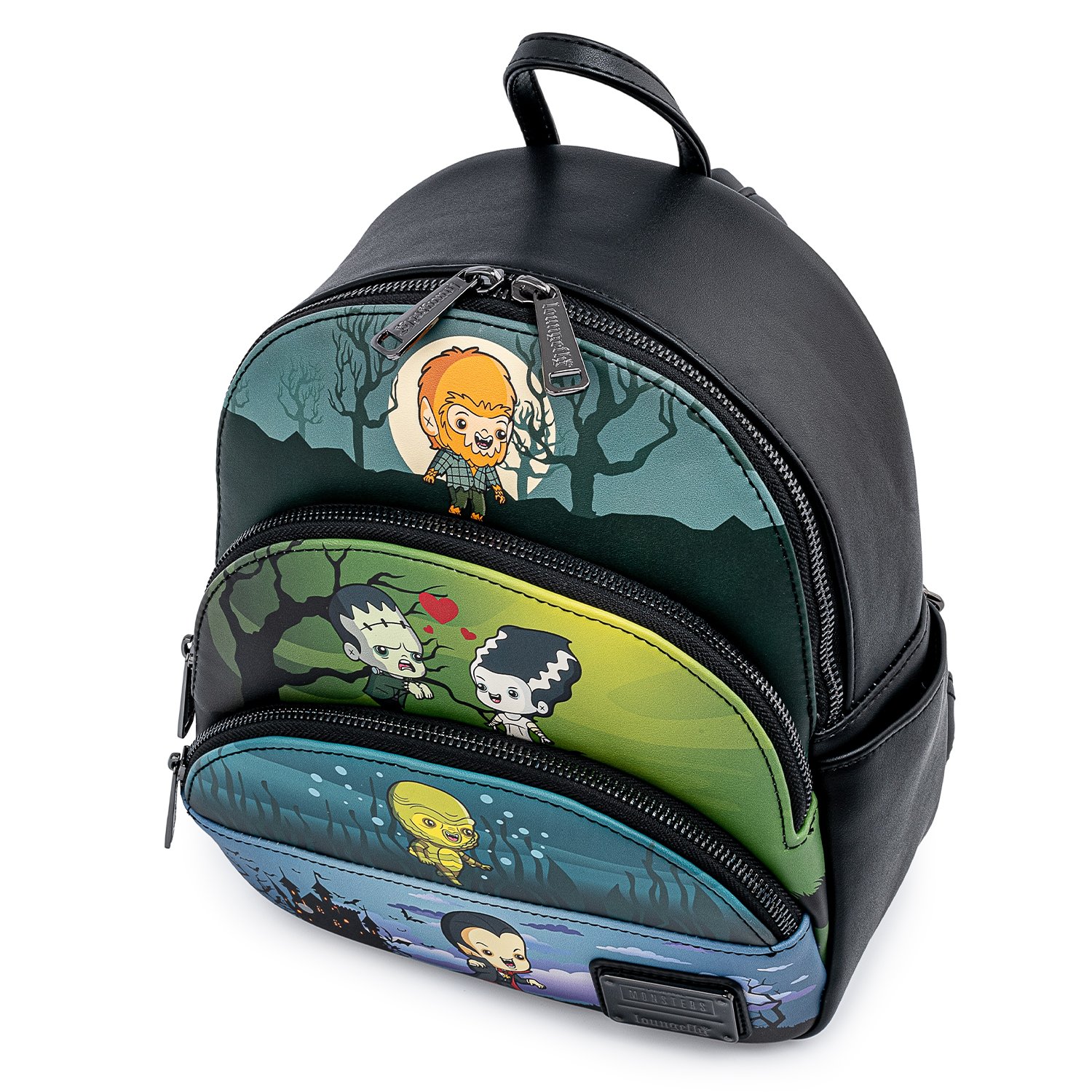 Exclusive - Universal Monsters Triple Pocket Mini Backpack