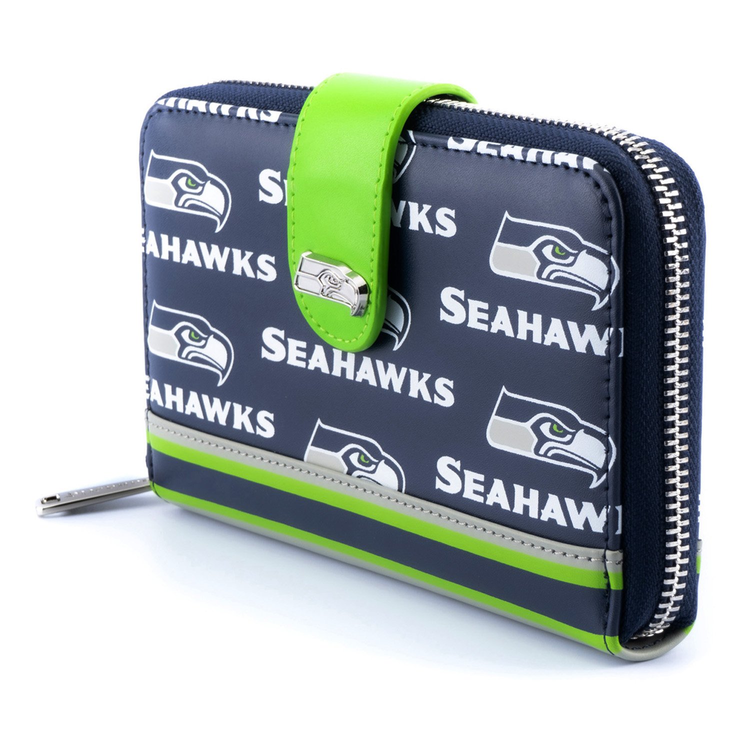 NFL Seattle Seahawks Logo Zip Around Wallet