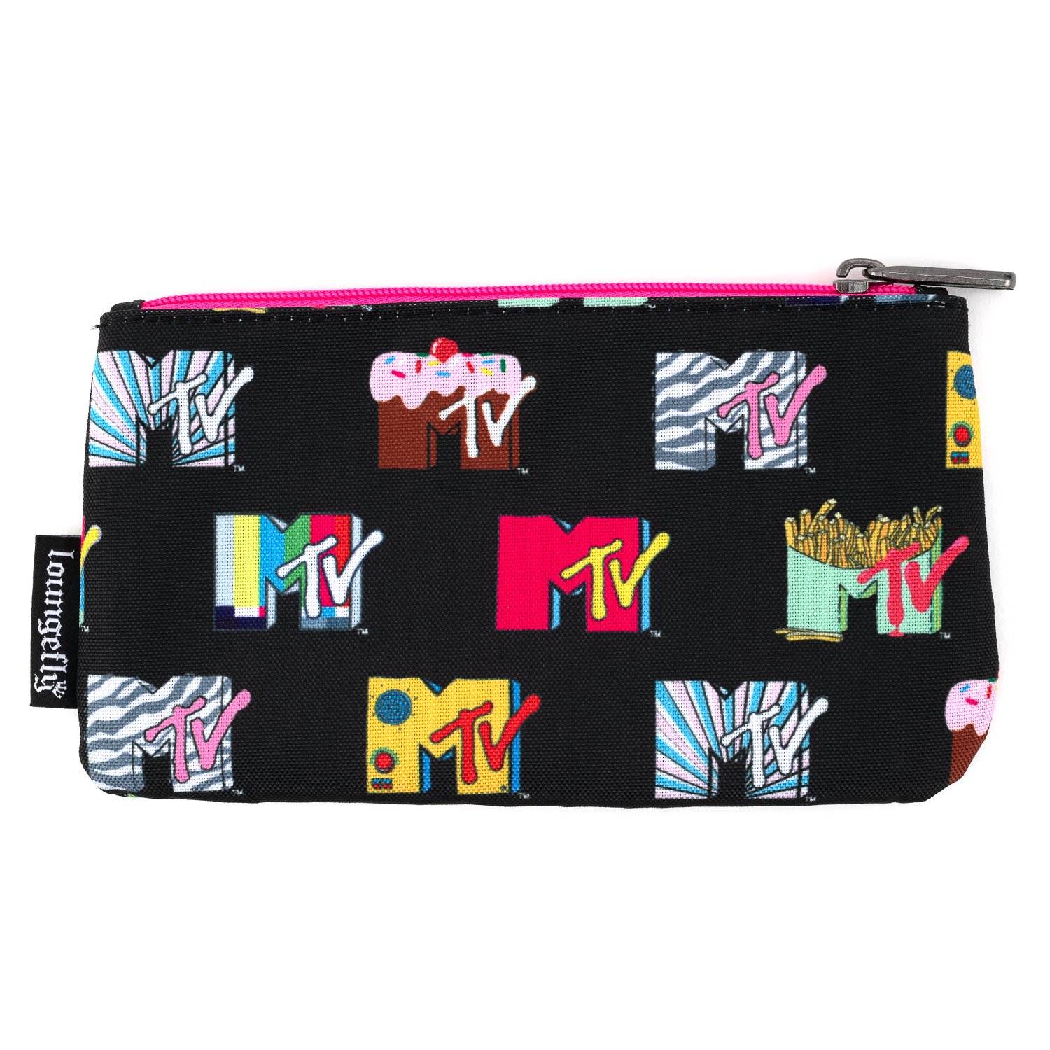 MTV Logo Nylon Pouch