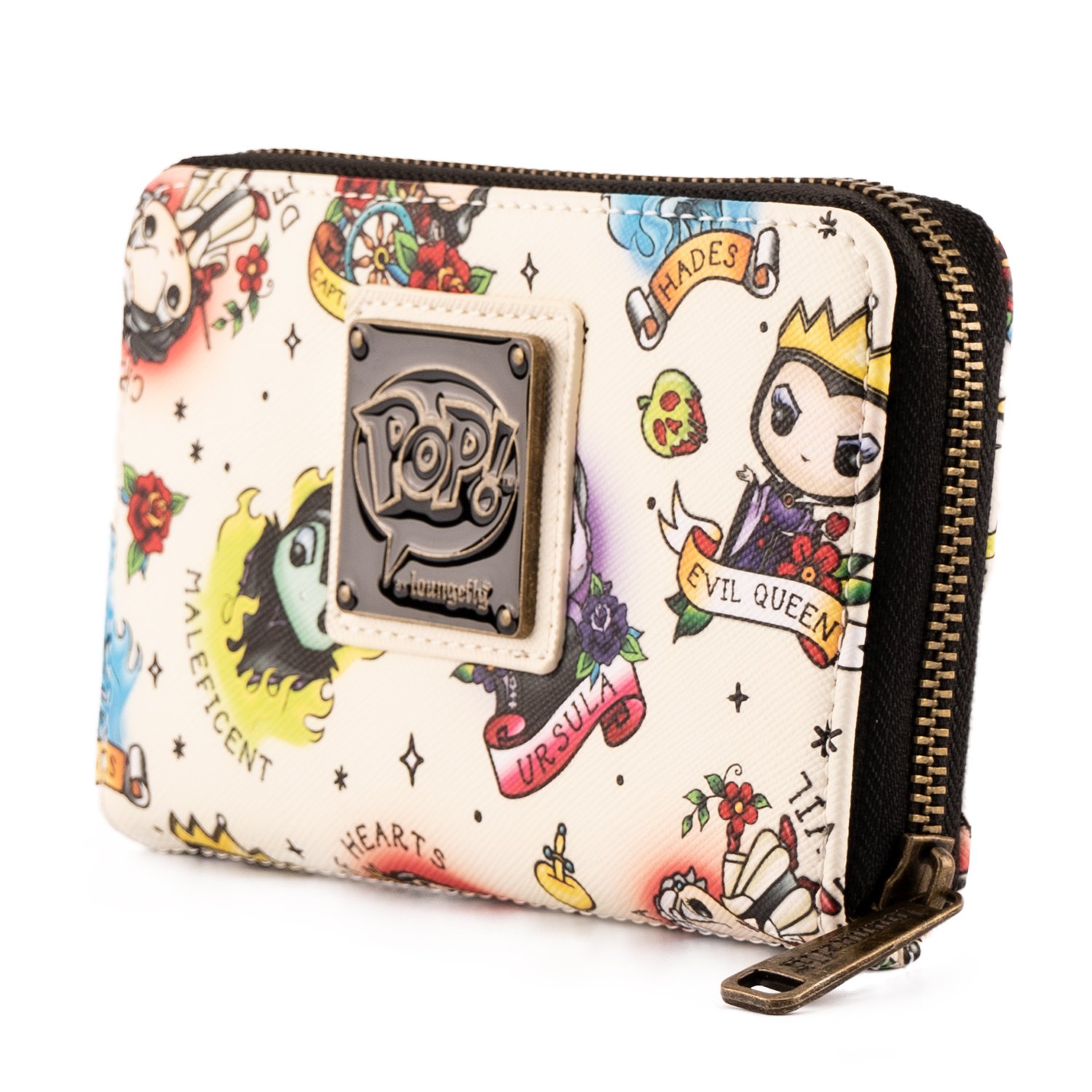 Funko Pop! by Loungefly Disney Villains Tattoo Zip Around Wallet