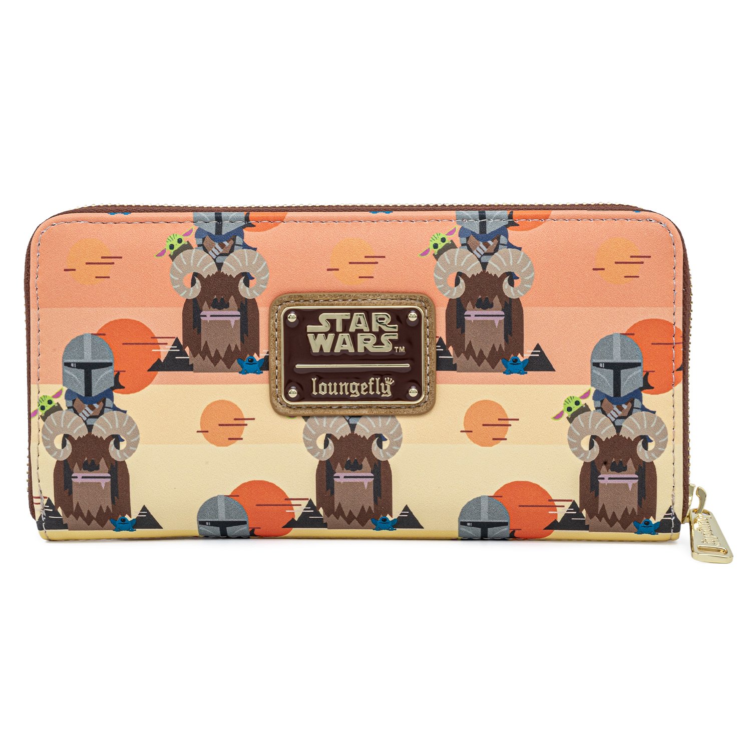 Star Wars The Mandalorian Bantha Zip Around Wallet