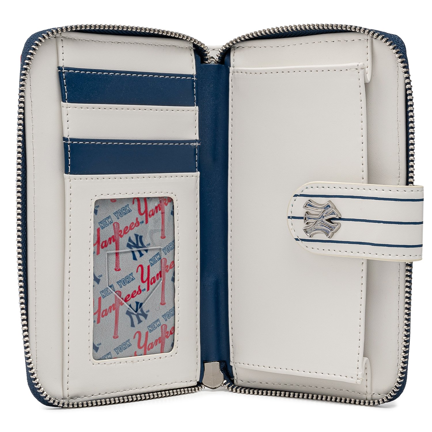 MLB New York Yankees Logo Zip Around Wallet