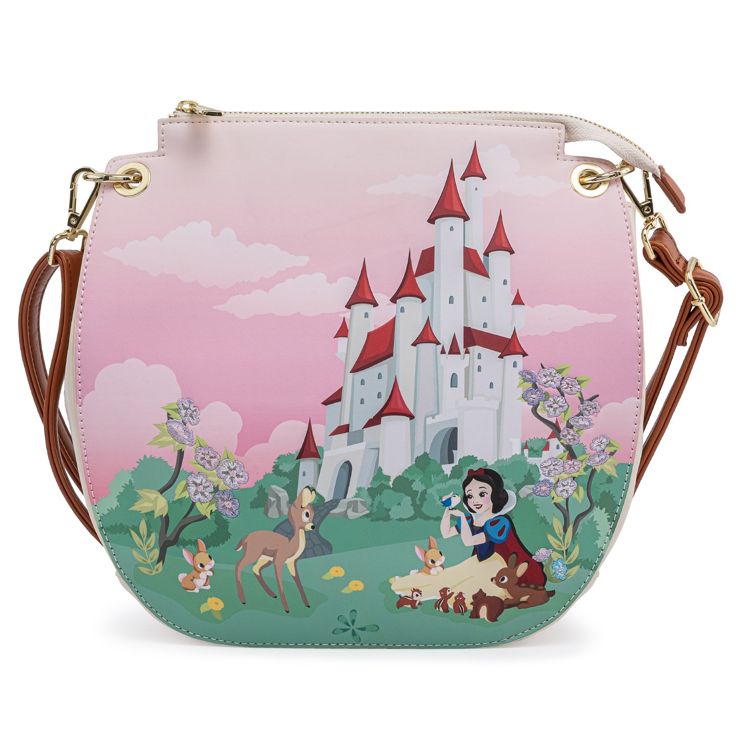 Disney Snow White Castle Crossbody Bag