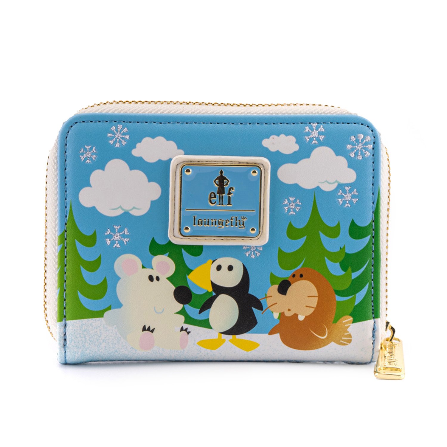 Elf Buddy and Friends Zip Around Wallet