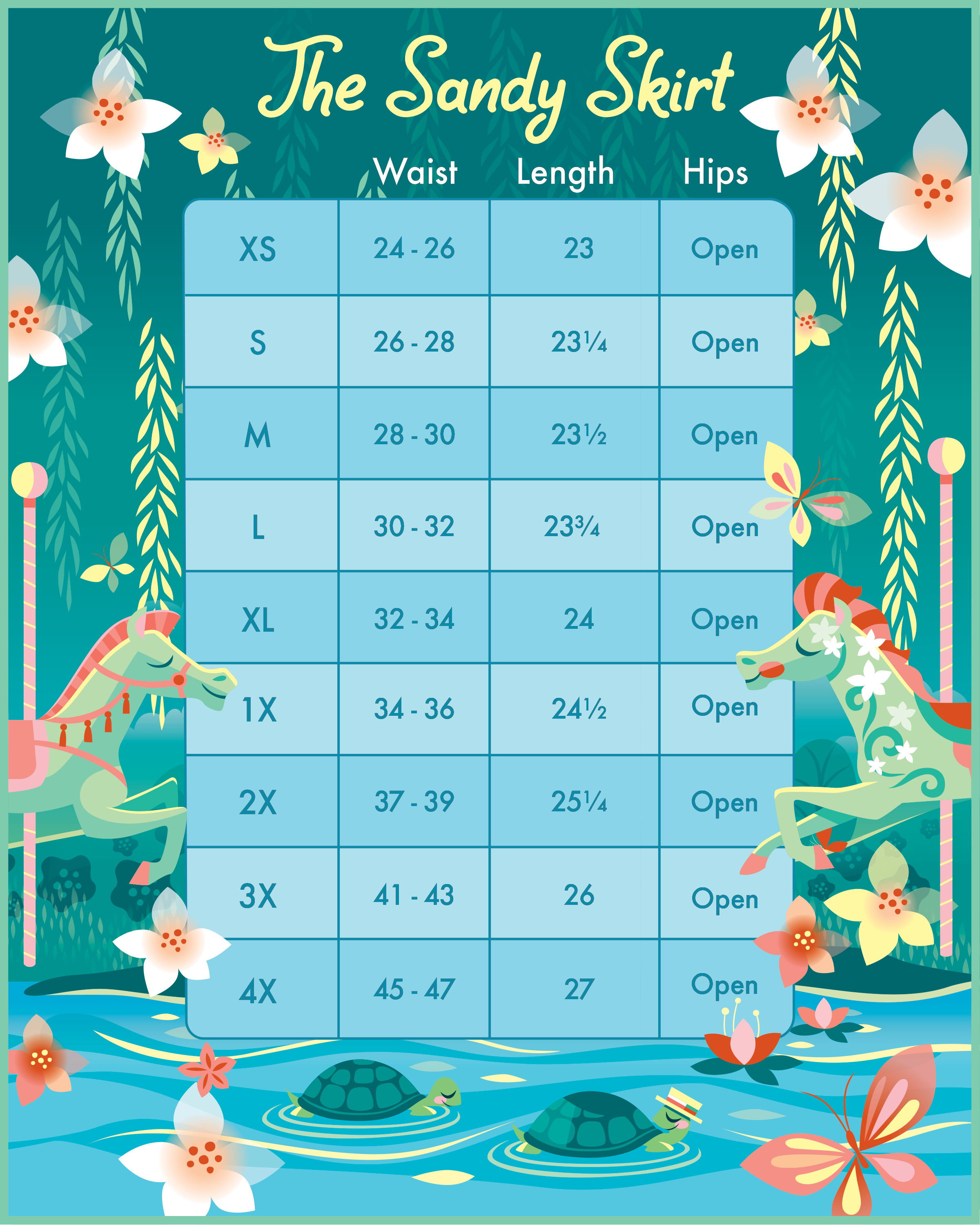 Disney Stitch Shoppe Mary Poppins  Sandy  Skirt