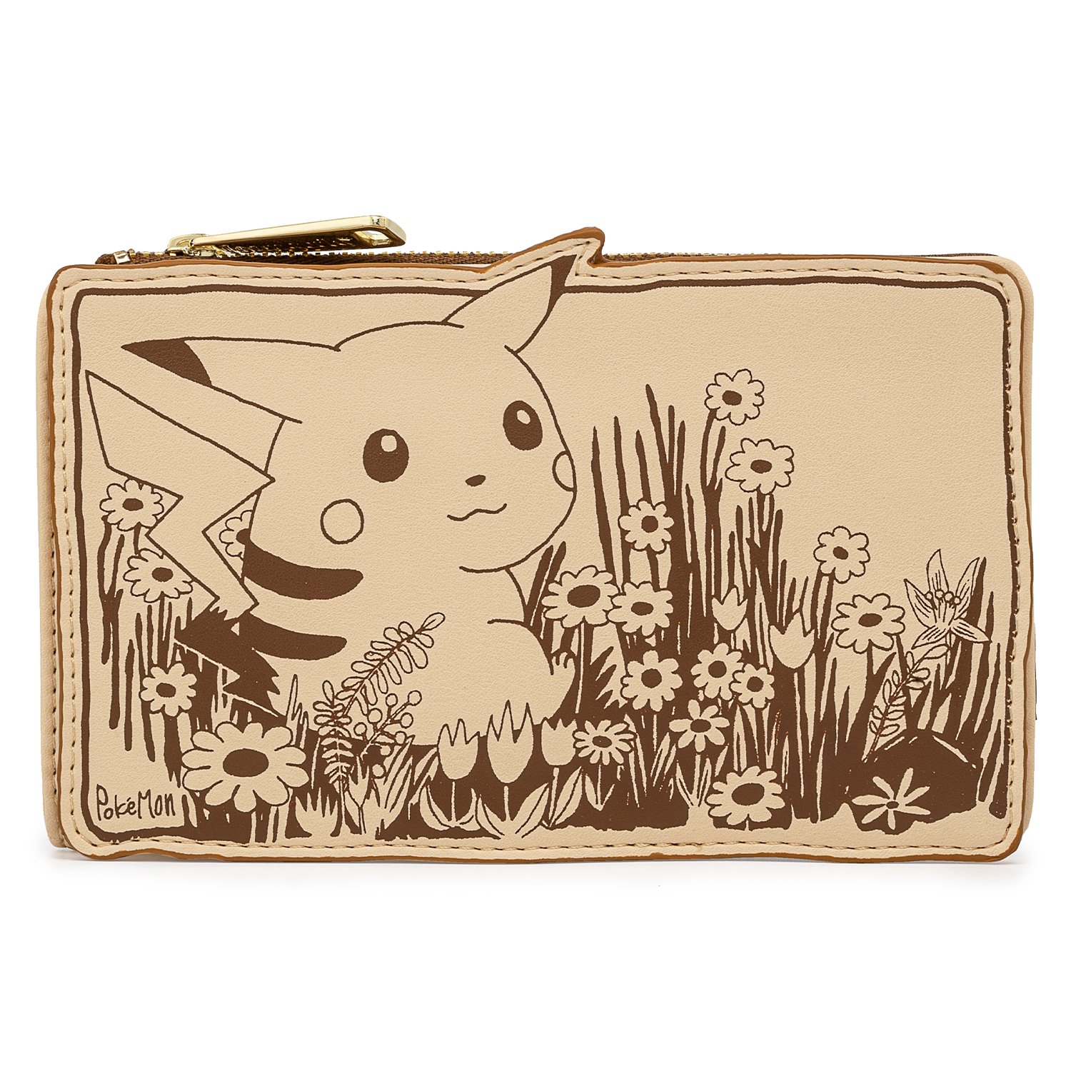 Pokémon Pikachu Sepia Flap Wallet