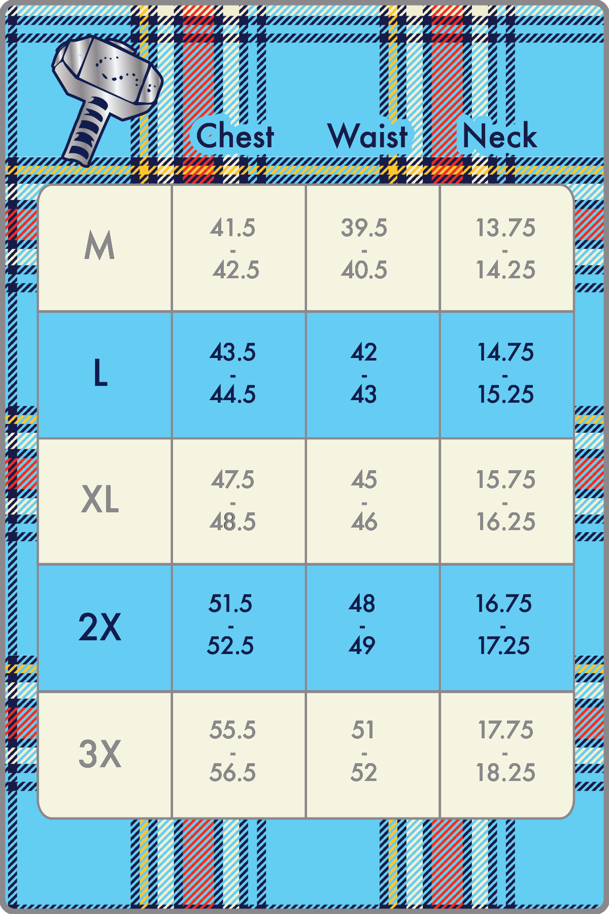 Stitch Shoppe by Loungefly Marvel Thor Plaid Unisex  Derrick  Woven Button Front Shirt