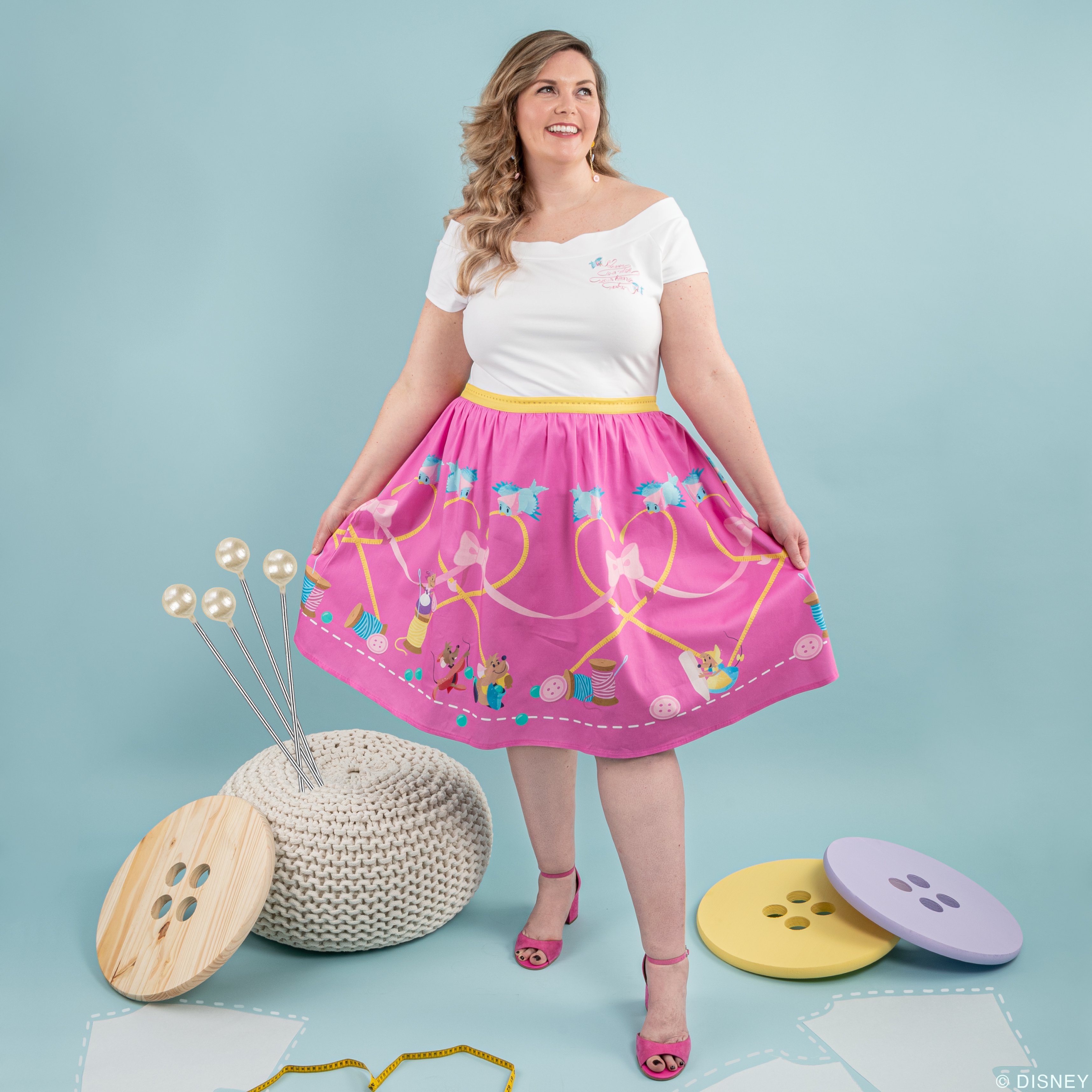 Disney Stitch Shoppe Cinderella  Sandy  Skirt