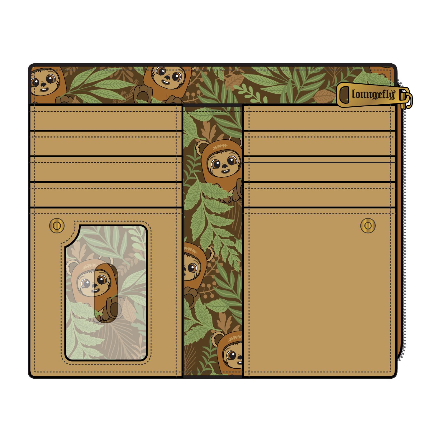 Star Wars Wicket W. Warrick Cosplay Flap Wallet