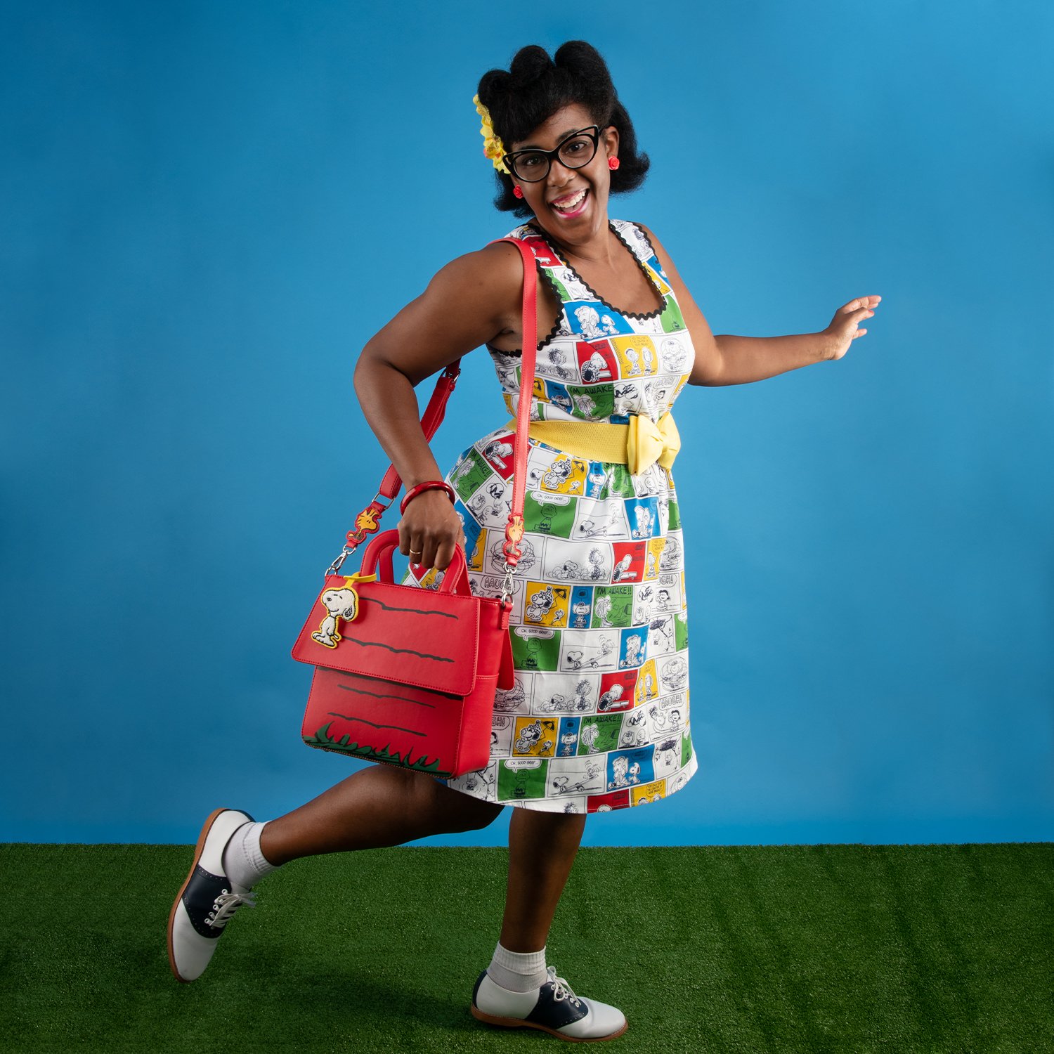 Peanuts Stitch Shoppe Comic Panel  Olivia  Dress