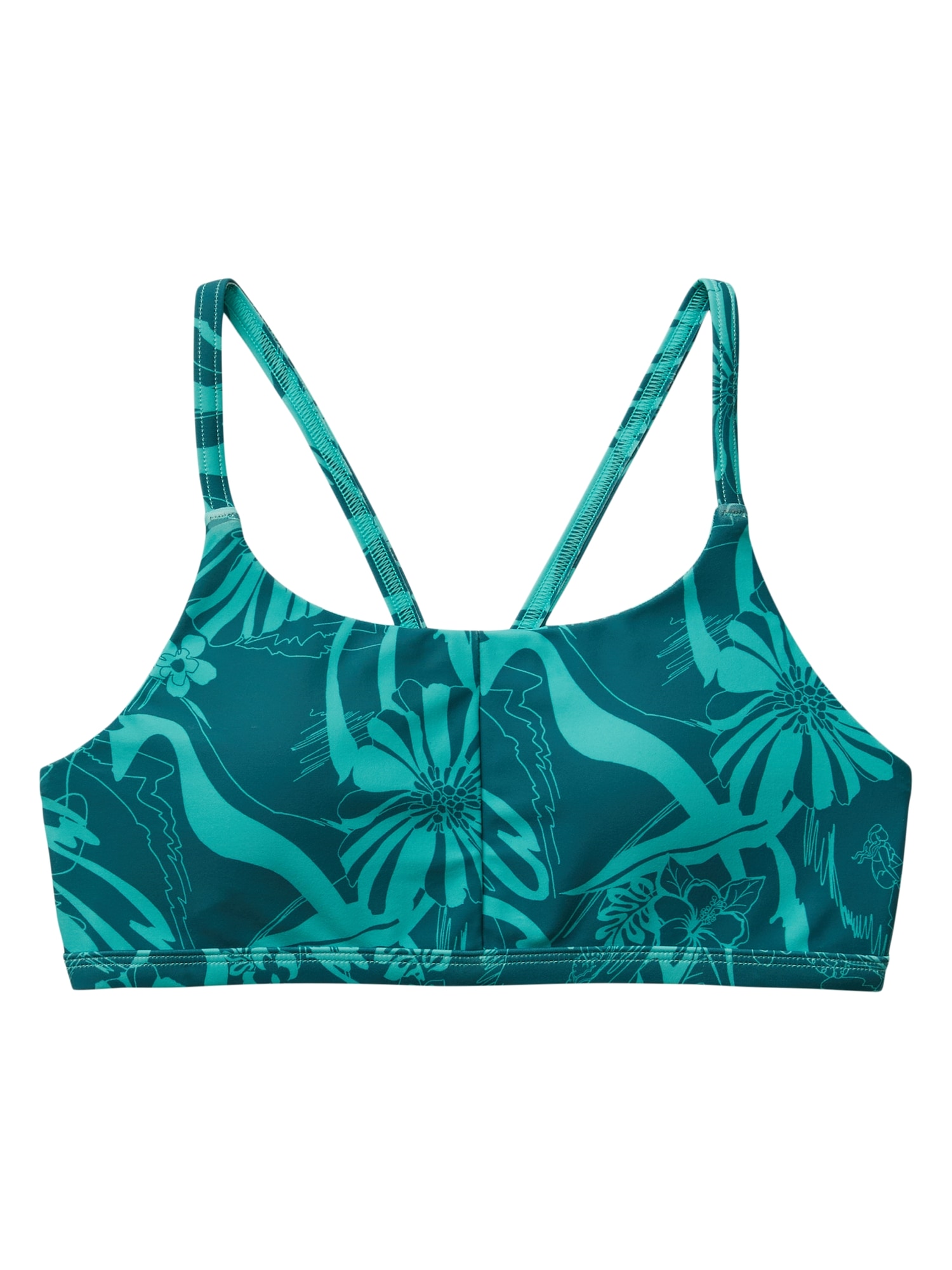 Athleta Girl Surf Dream Reversible Bikini Top