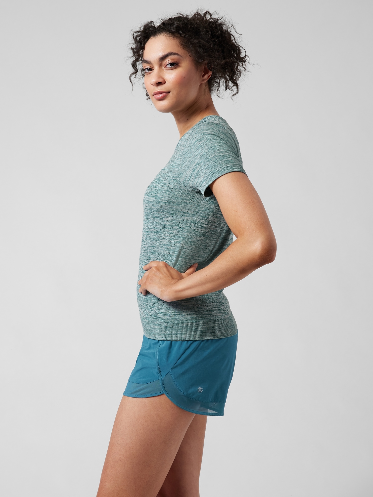 In Motion Seamless Heather Tee