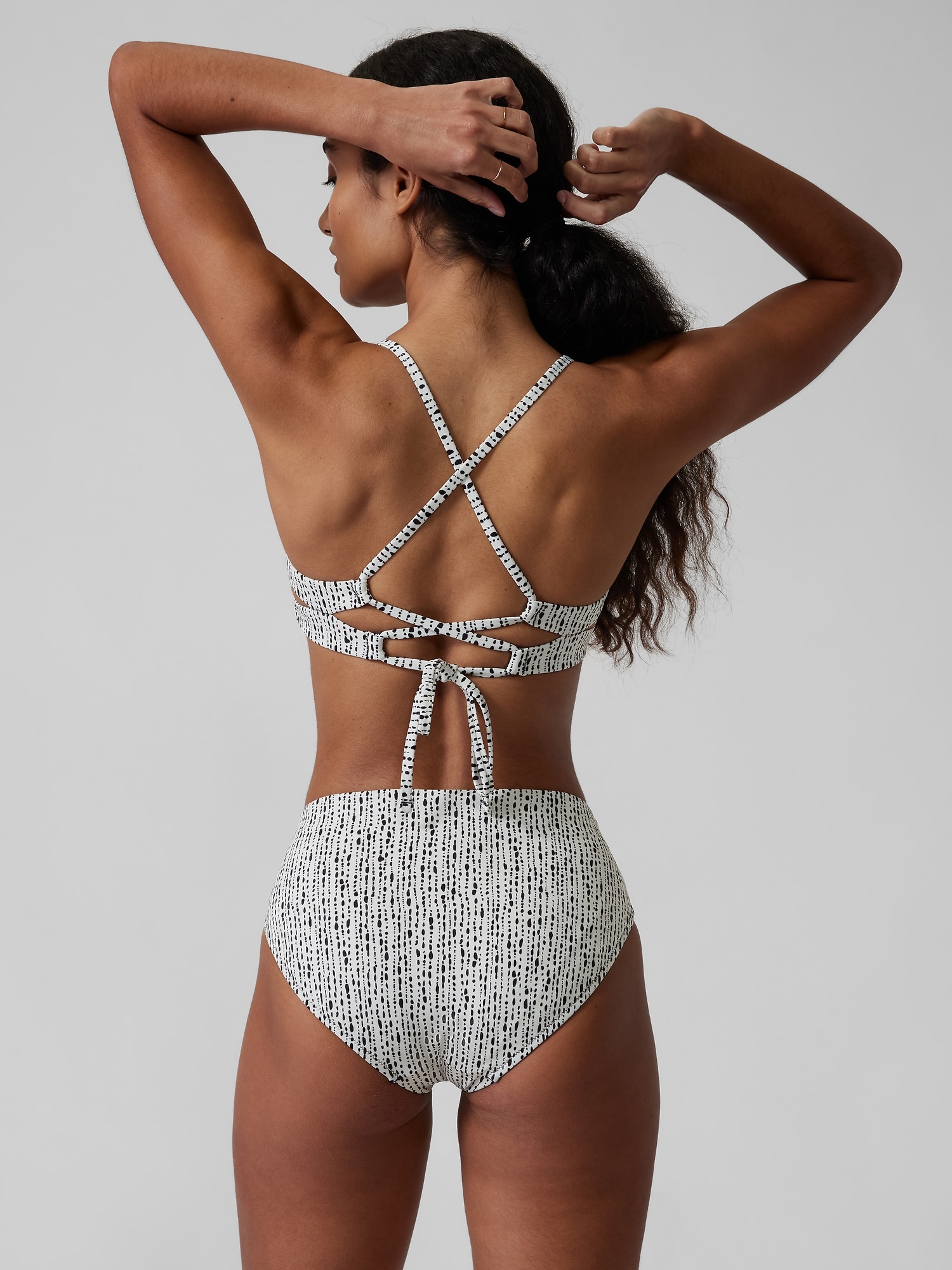 Triangle Printed Bikini Top A