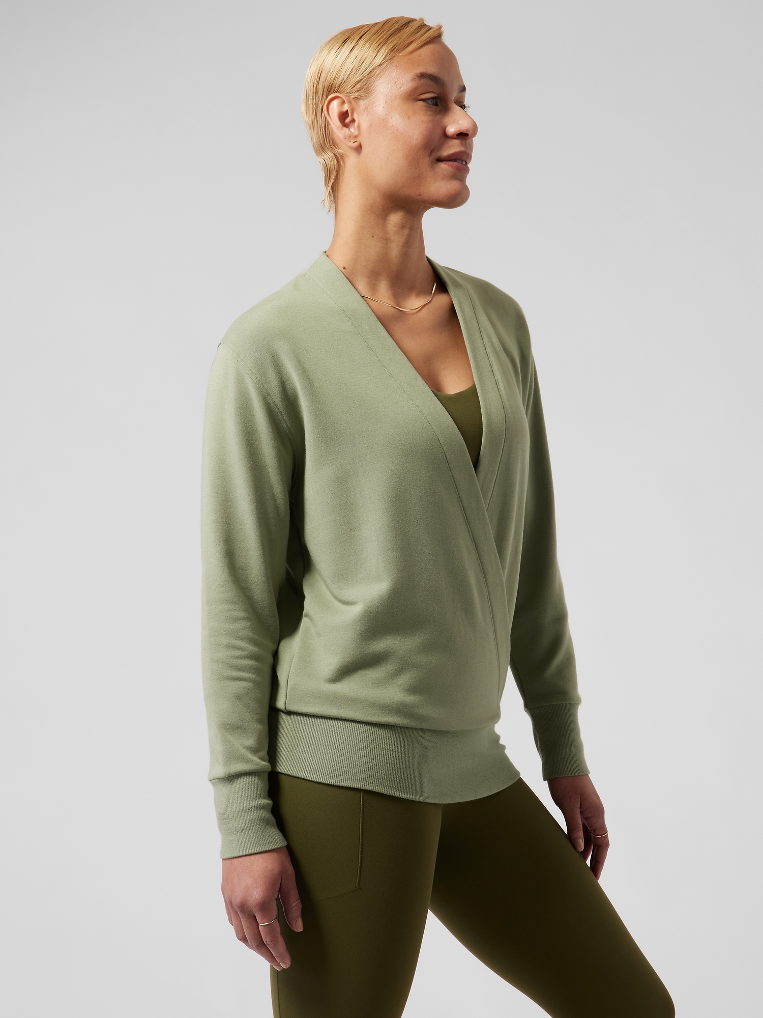 Purana V Wrap Sweatshirt
