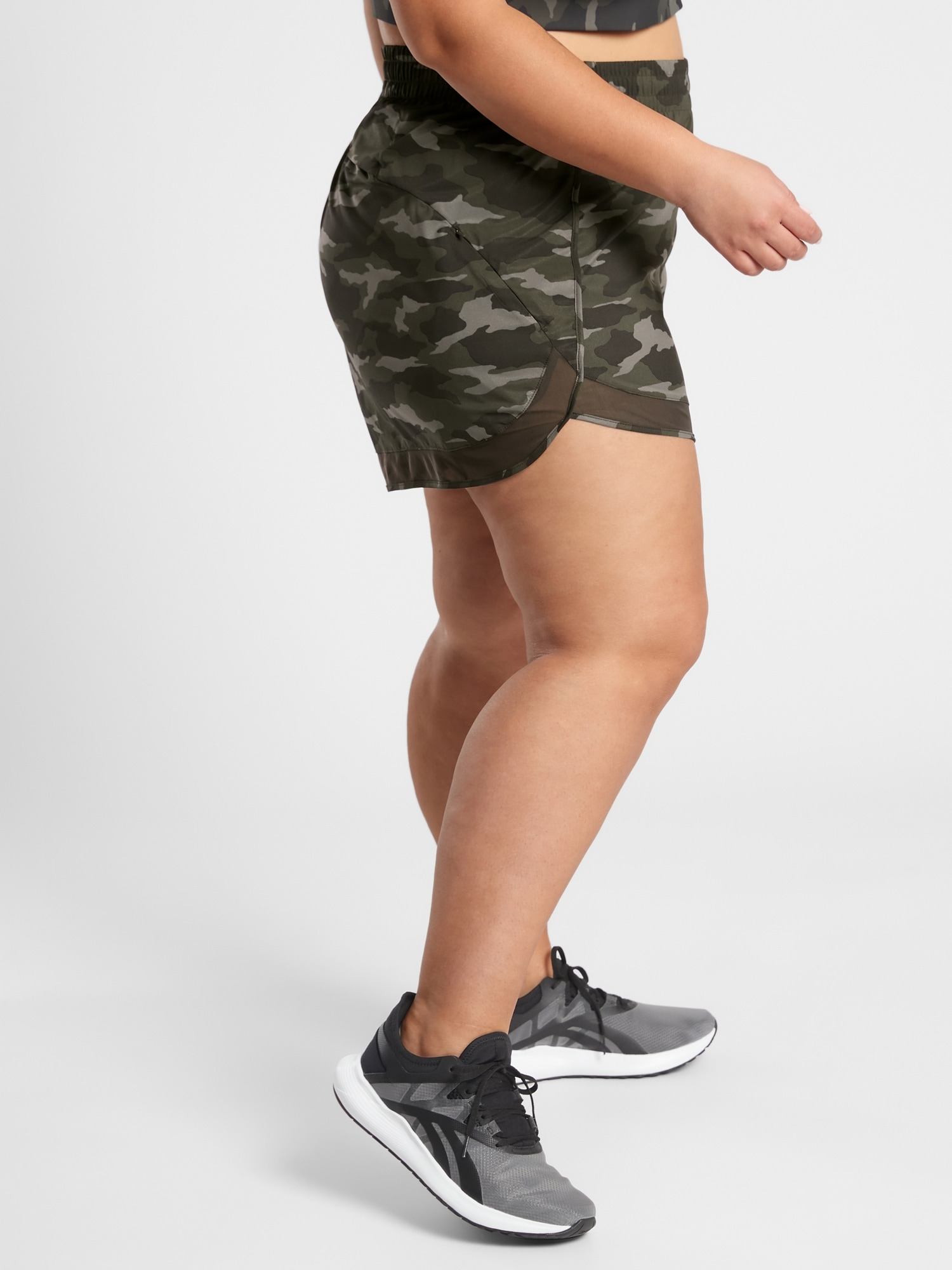 Printed Mesh Racer Run Short 4
