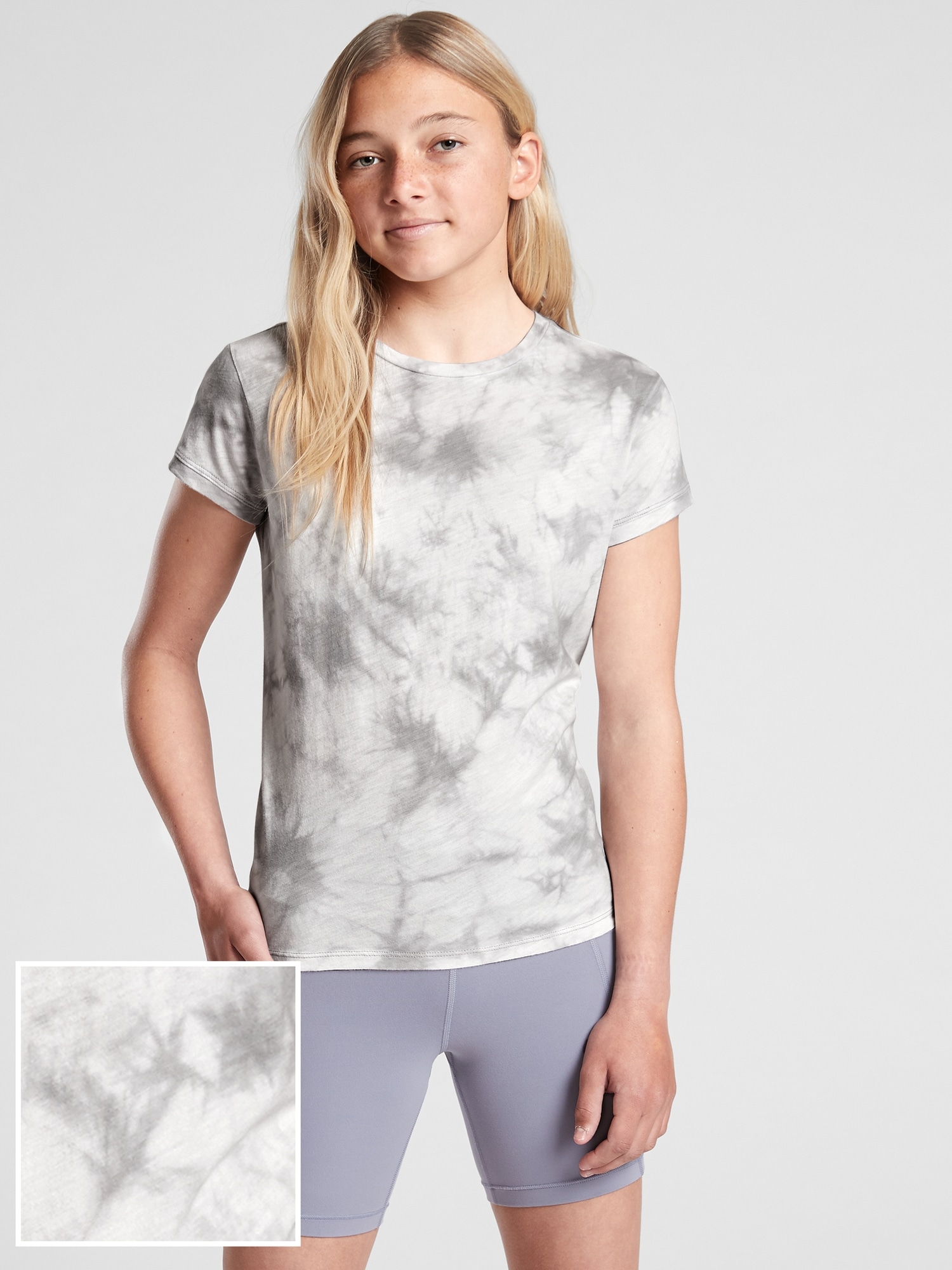 Athleta Girl Daily Tie Dye Tee