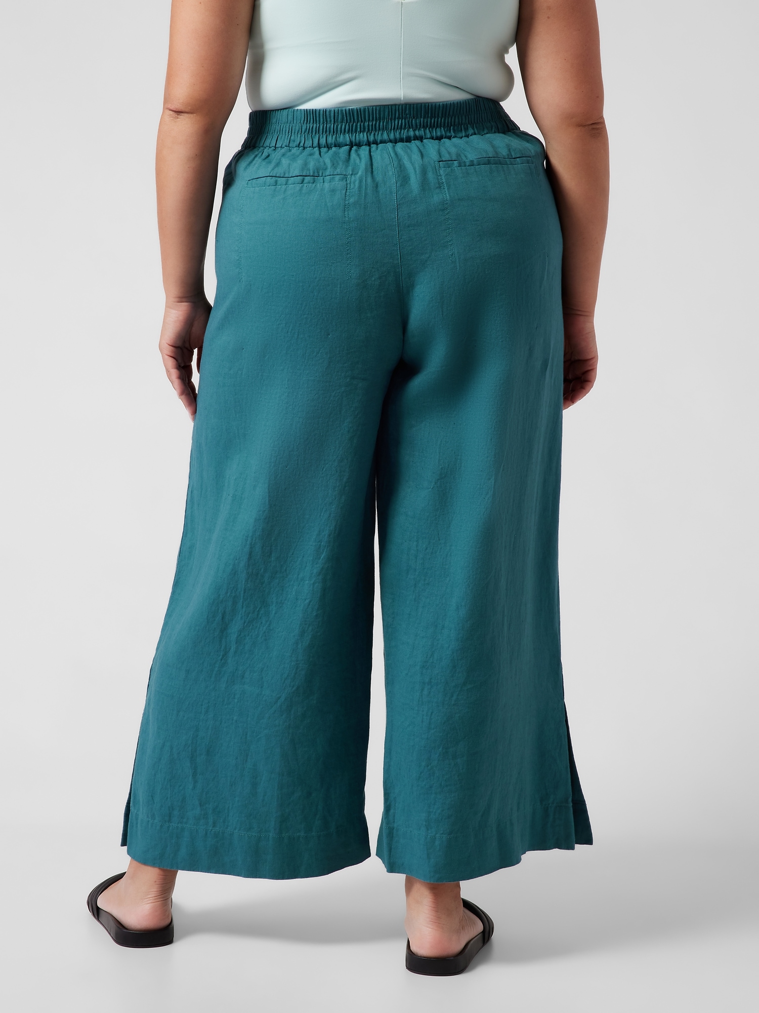 Playa Linen Wide Crop