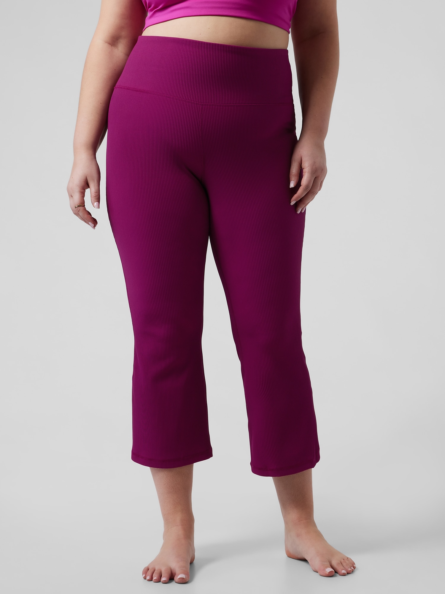 Elation Rib Crop Flare