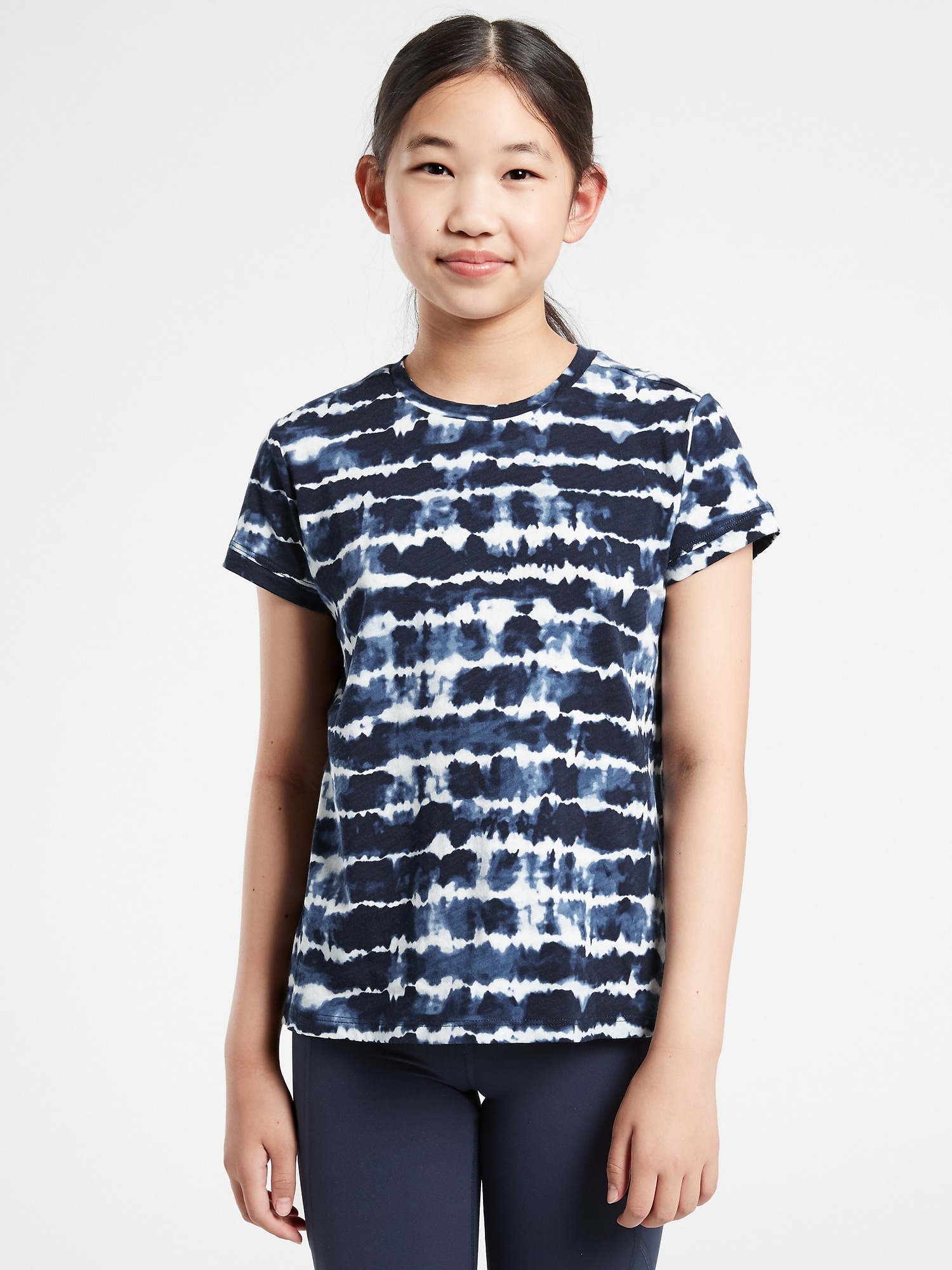 Athleta Girl Daily Tie Dye Tee