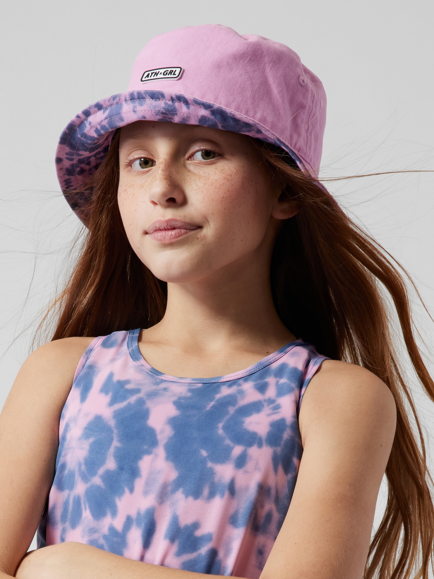 Athleta Girl Reversible Bucket Hat