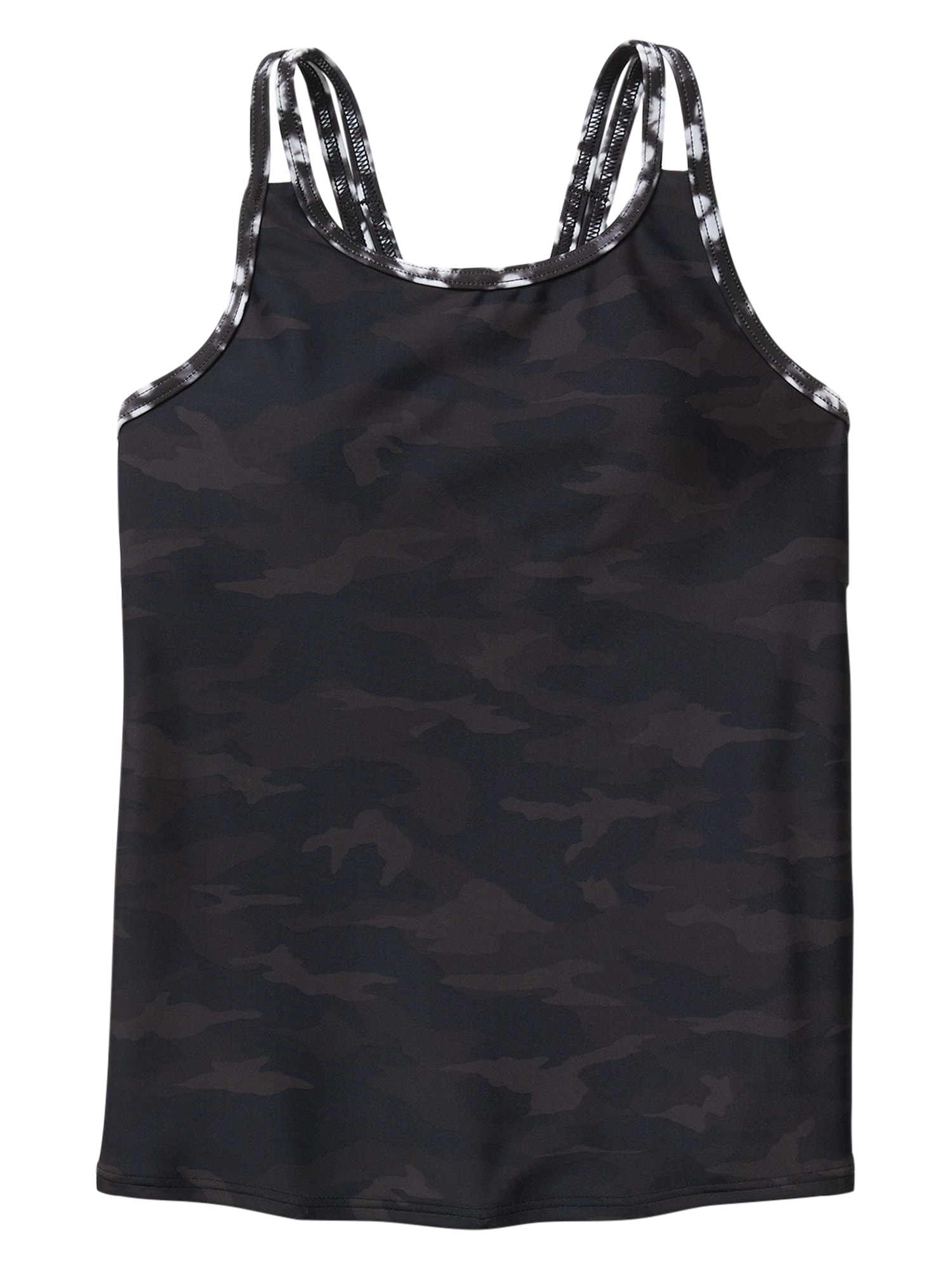 Athleta Girl Camo Tie Dye Tankini Top
