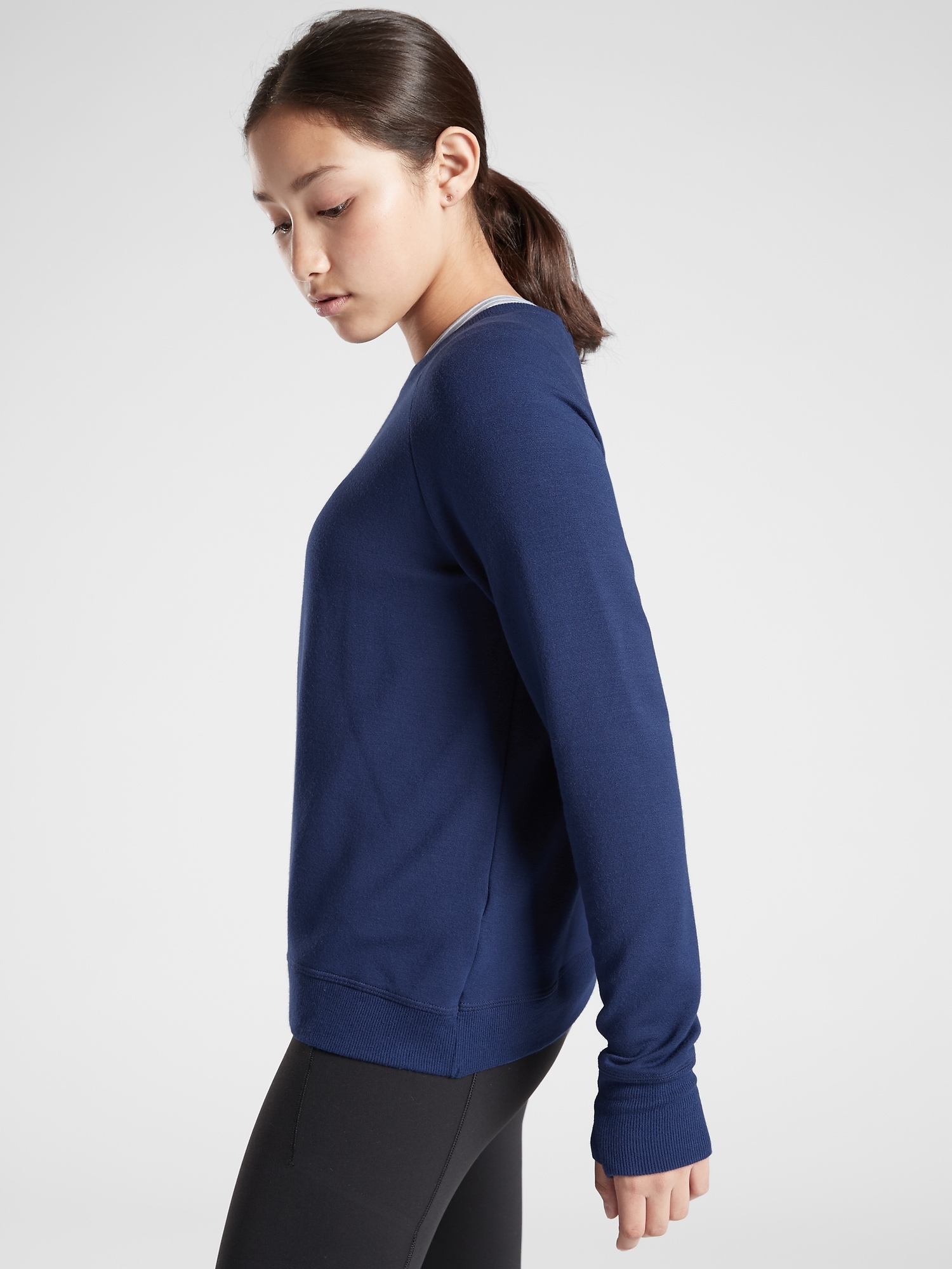 Athleta Girl Cozy Cross Your Fingers Sweatshirt