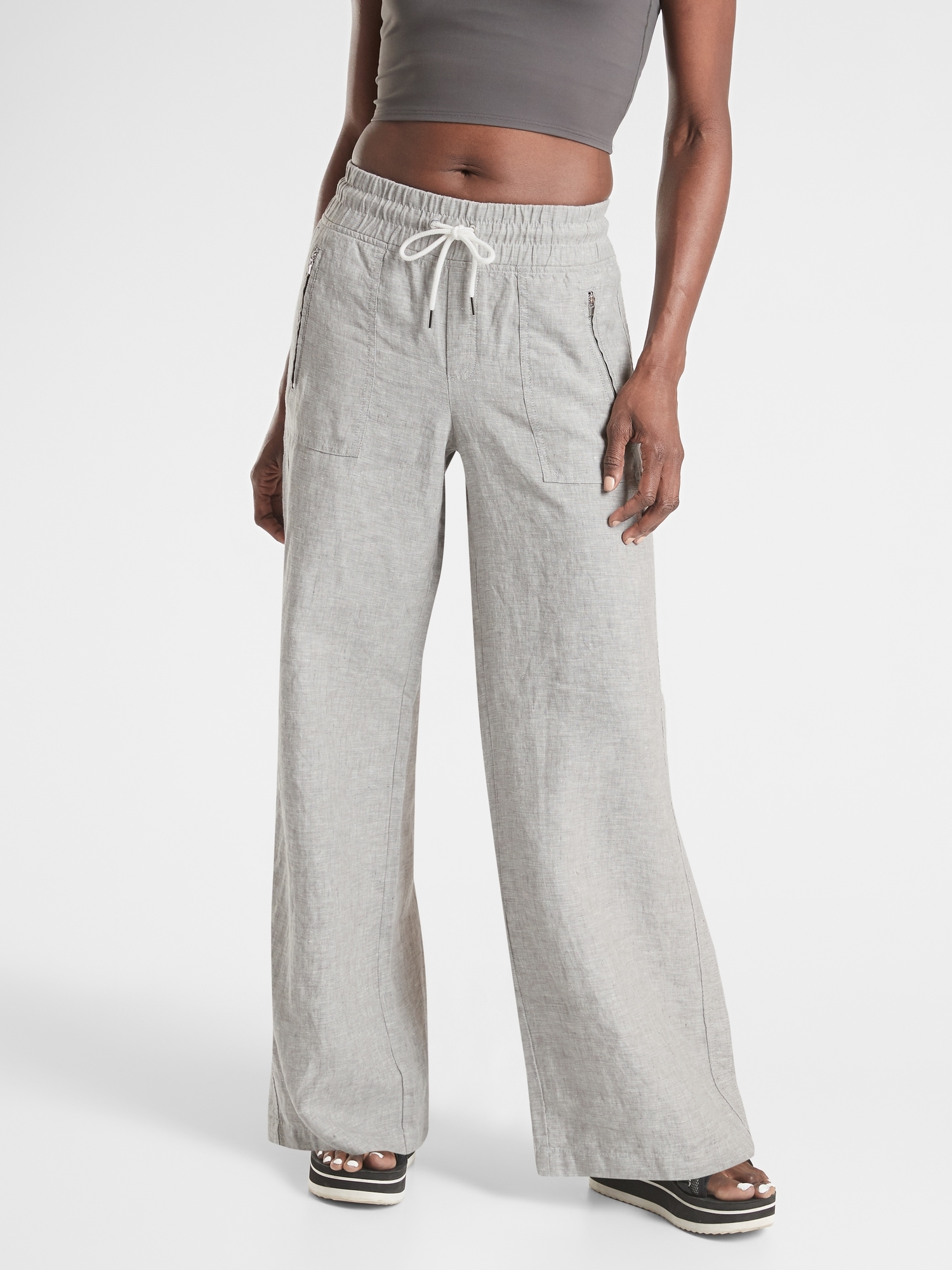 Cabo Linen Wide Leg Pant