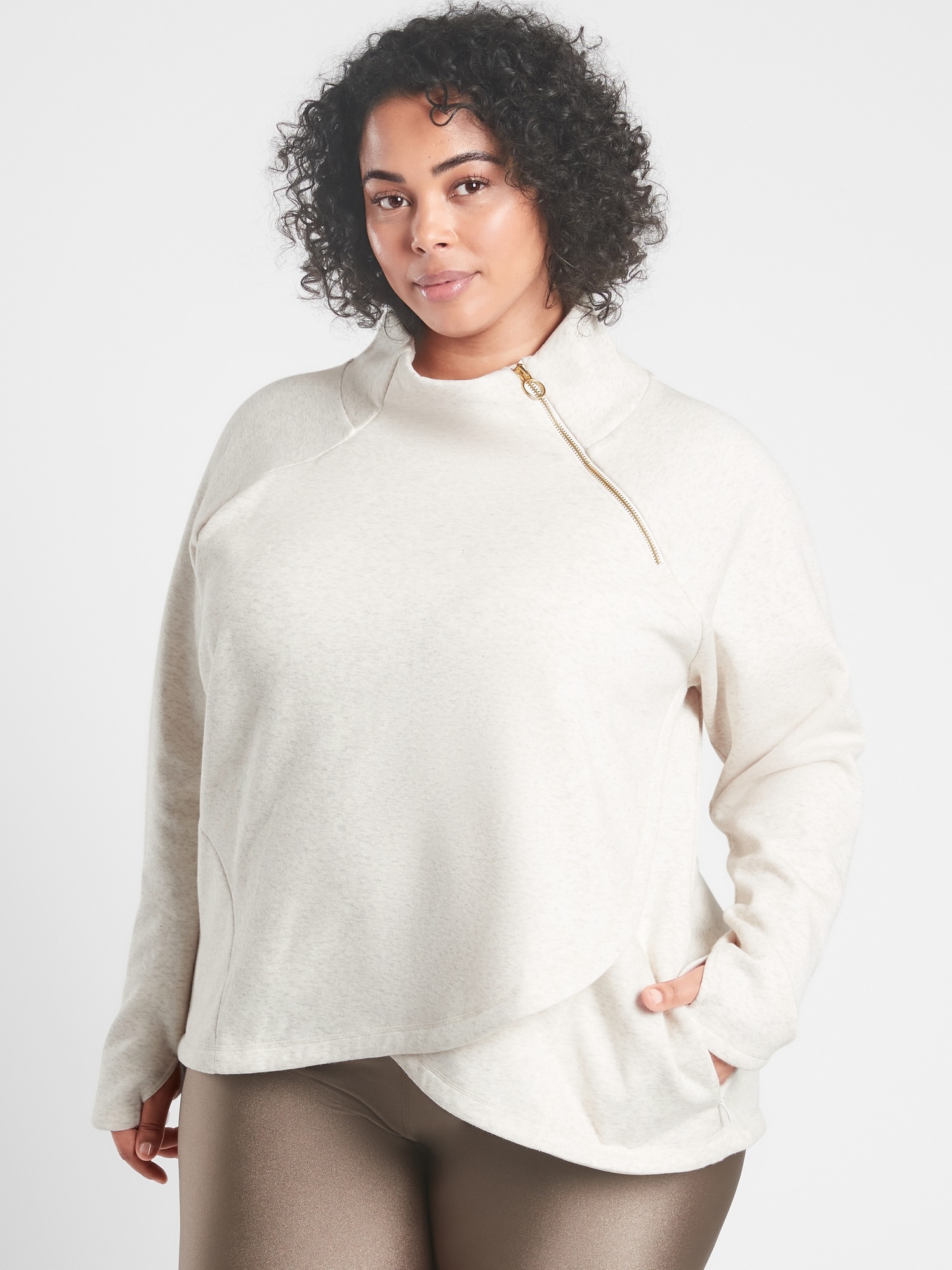 Cozy Karma Asym Pullover