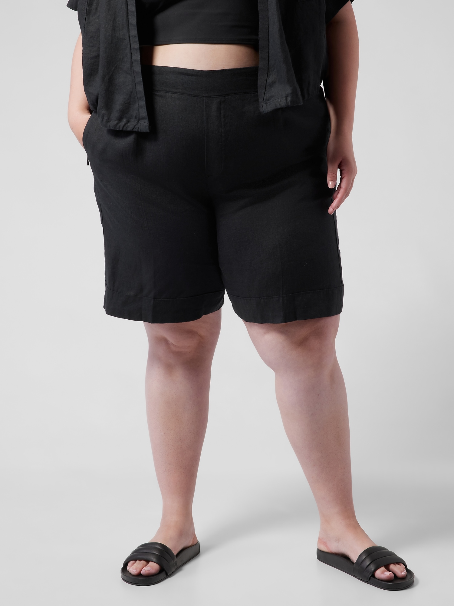 Playa Linen Bermuda Short