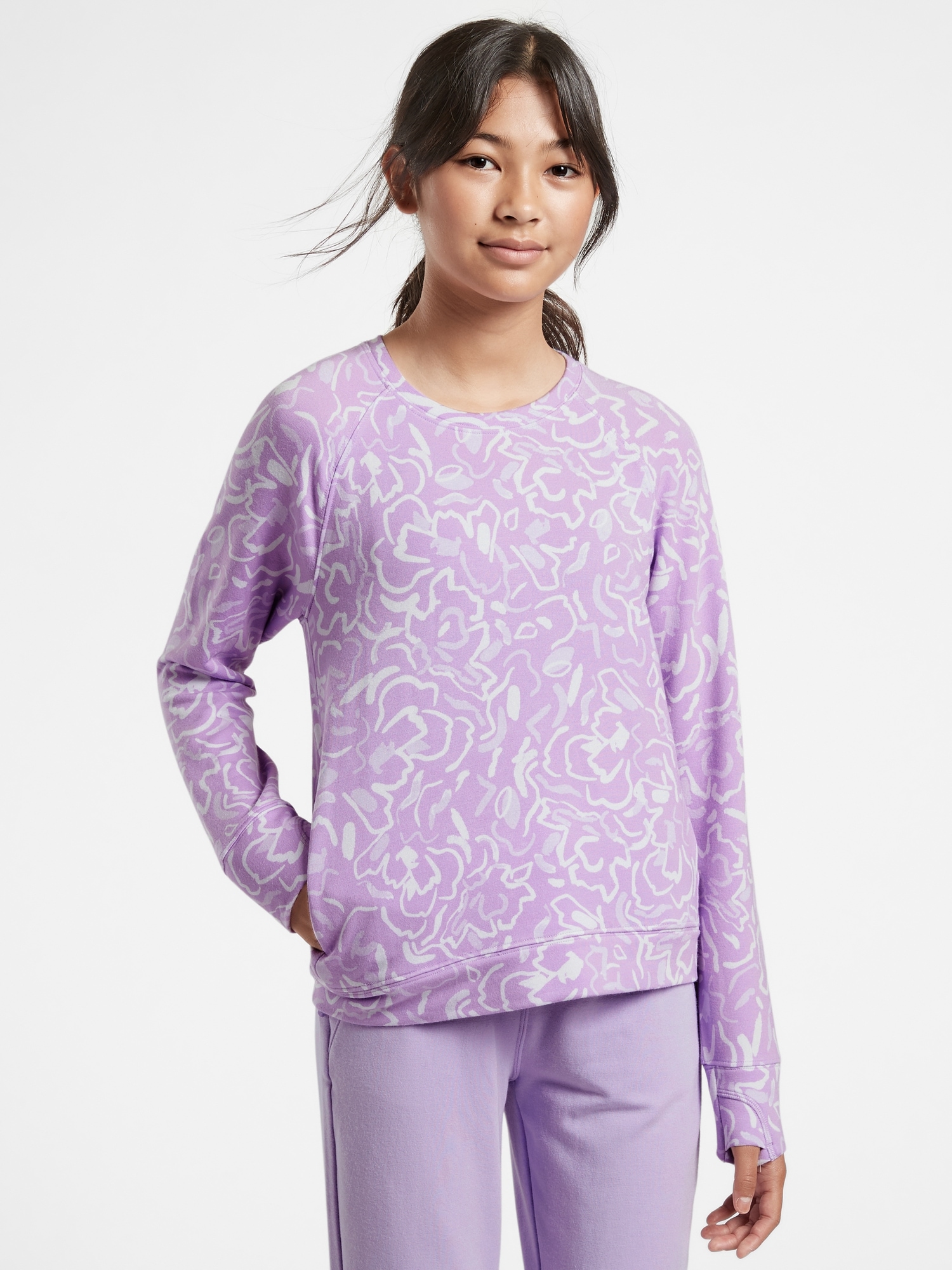 Athleta Girl Warm Up Sweatshirt