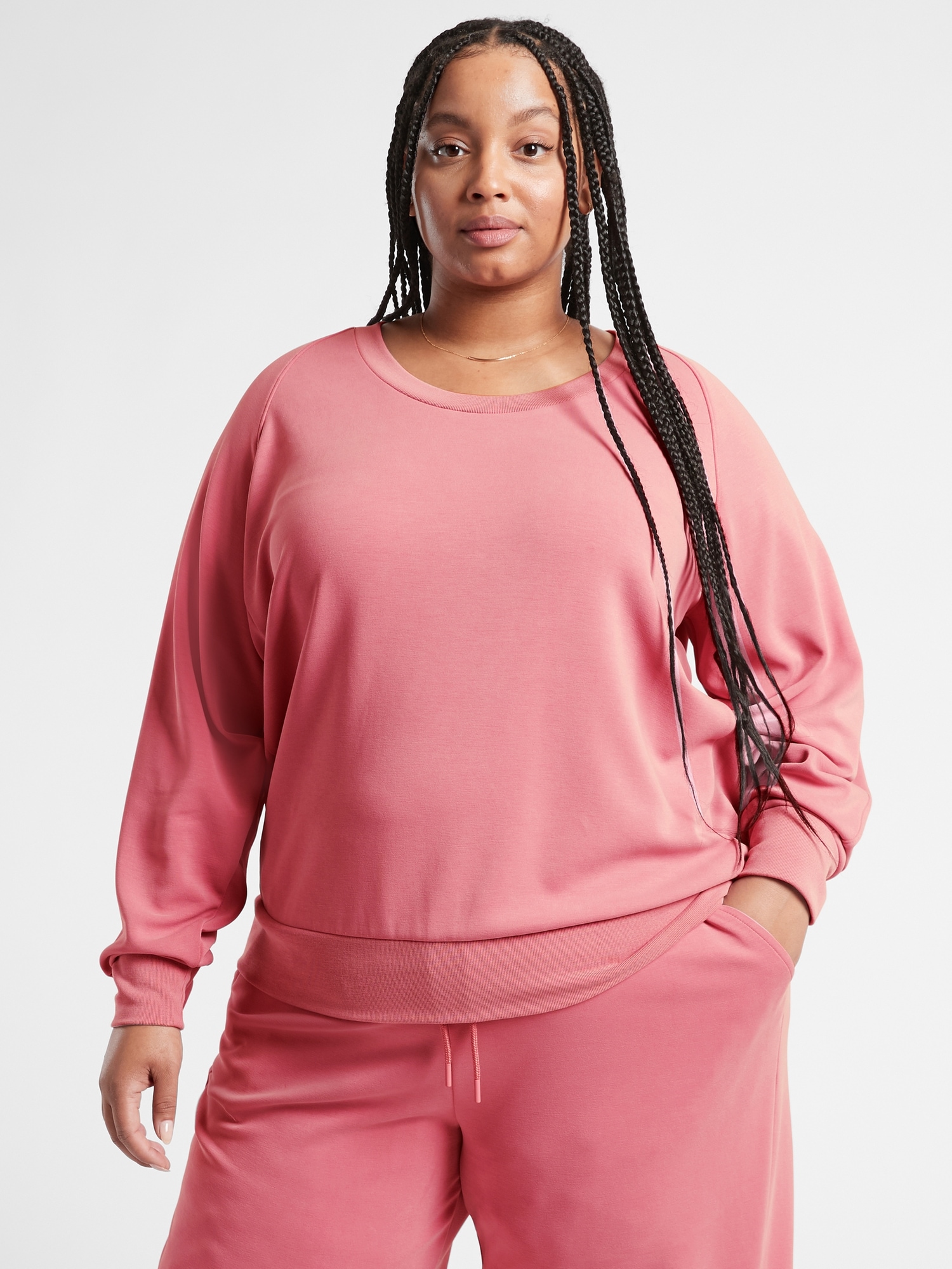 Seasoft Scoop-Neck Sweatshirt