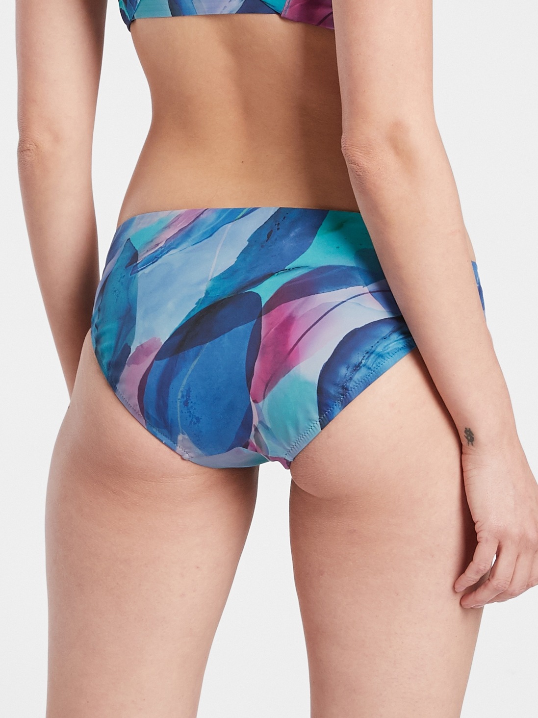 Clean Medium Printed Bikini Bottom
