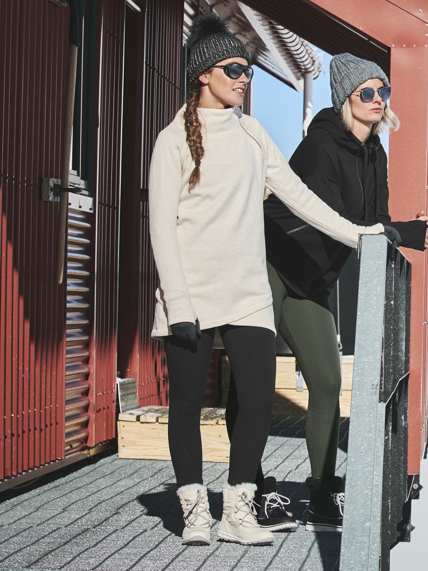 Cozy Karma Asym Sweatshirt Dress