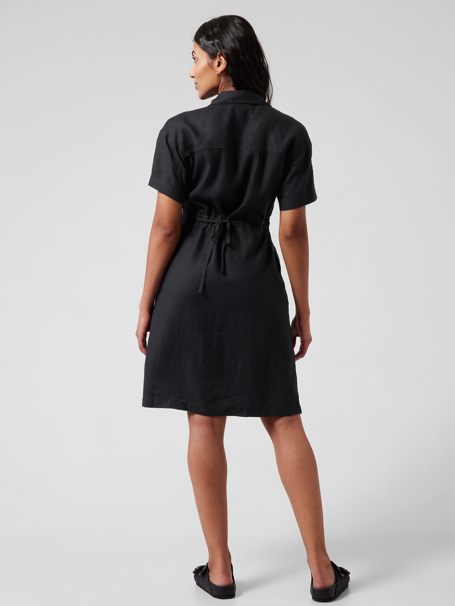 Playa Linen Wrap Dress