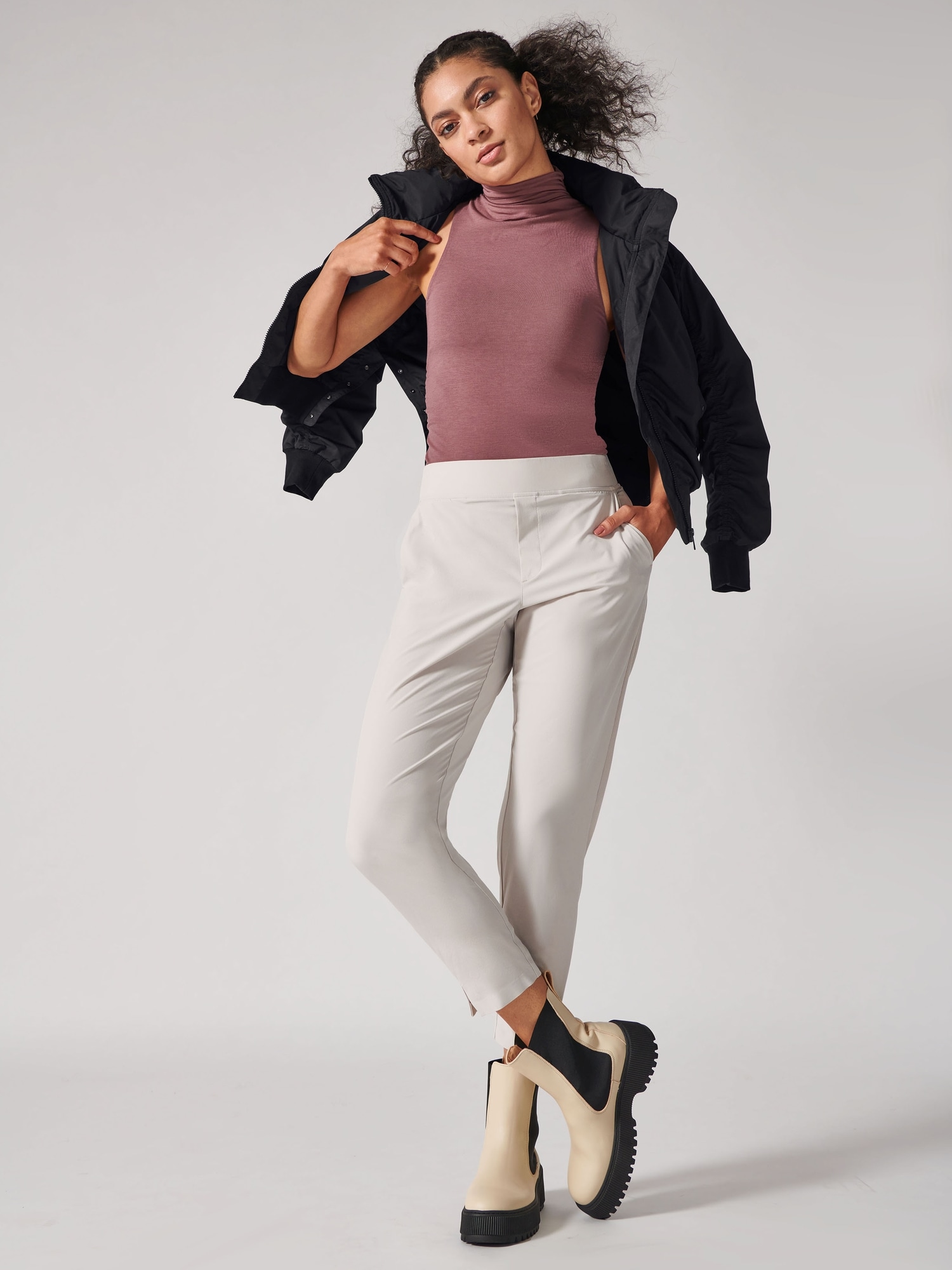 Essence Mock Neck Support Tank