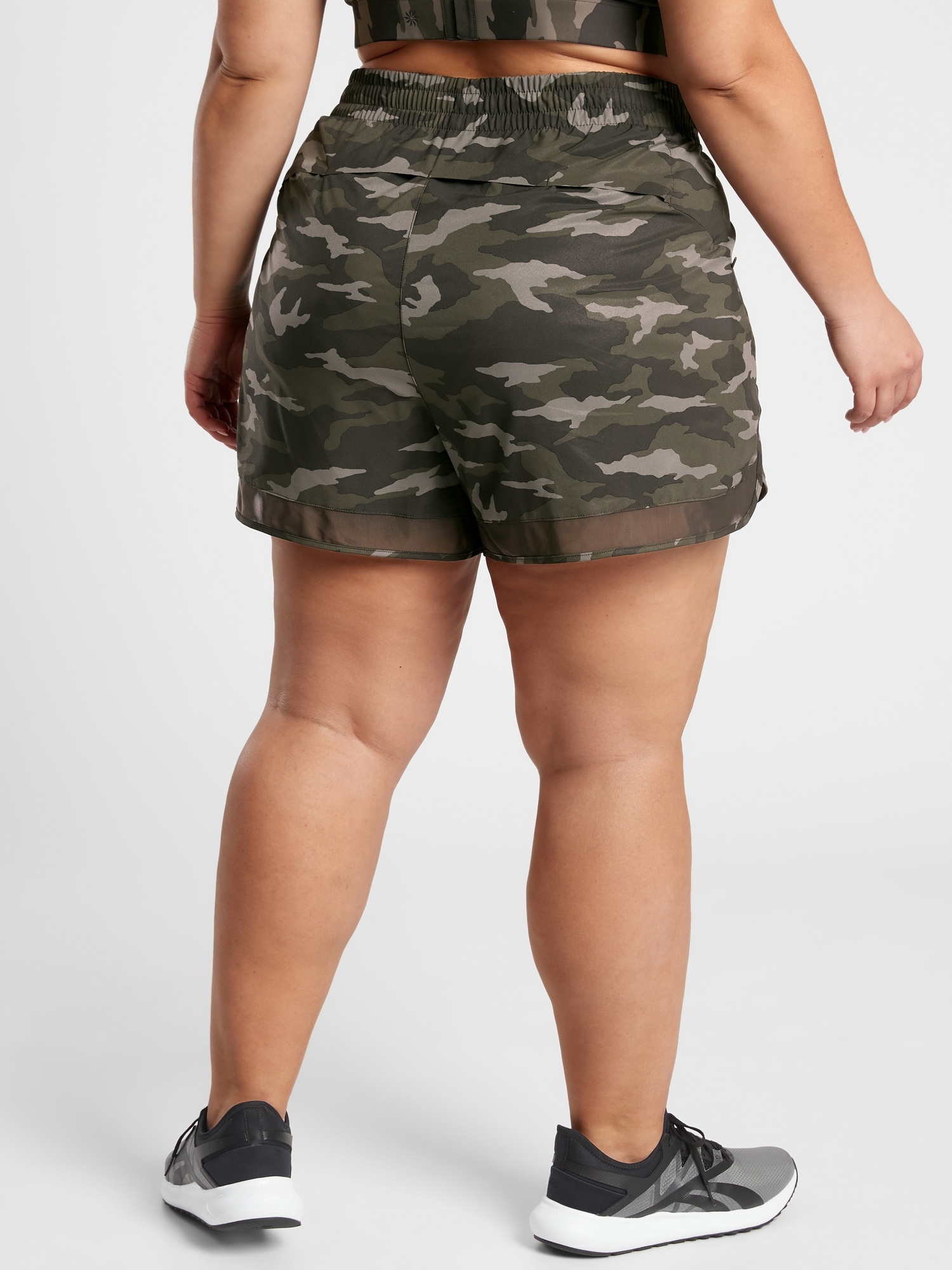 Printed Mesh Racer Run Short 4