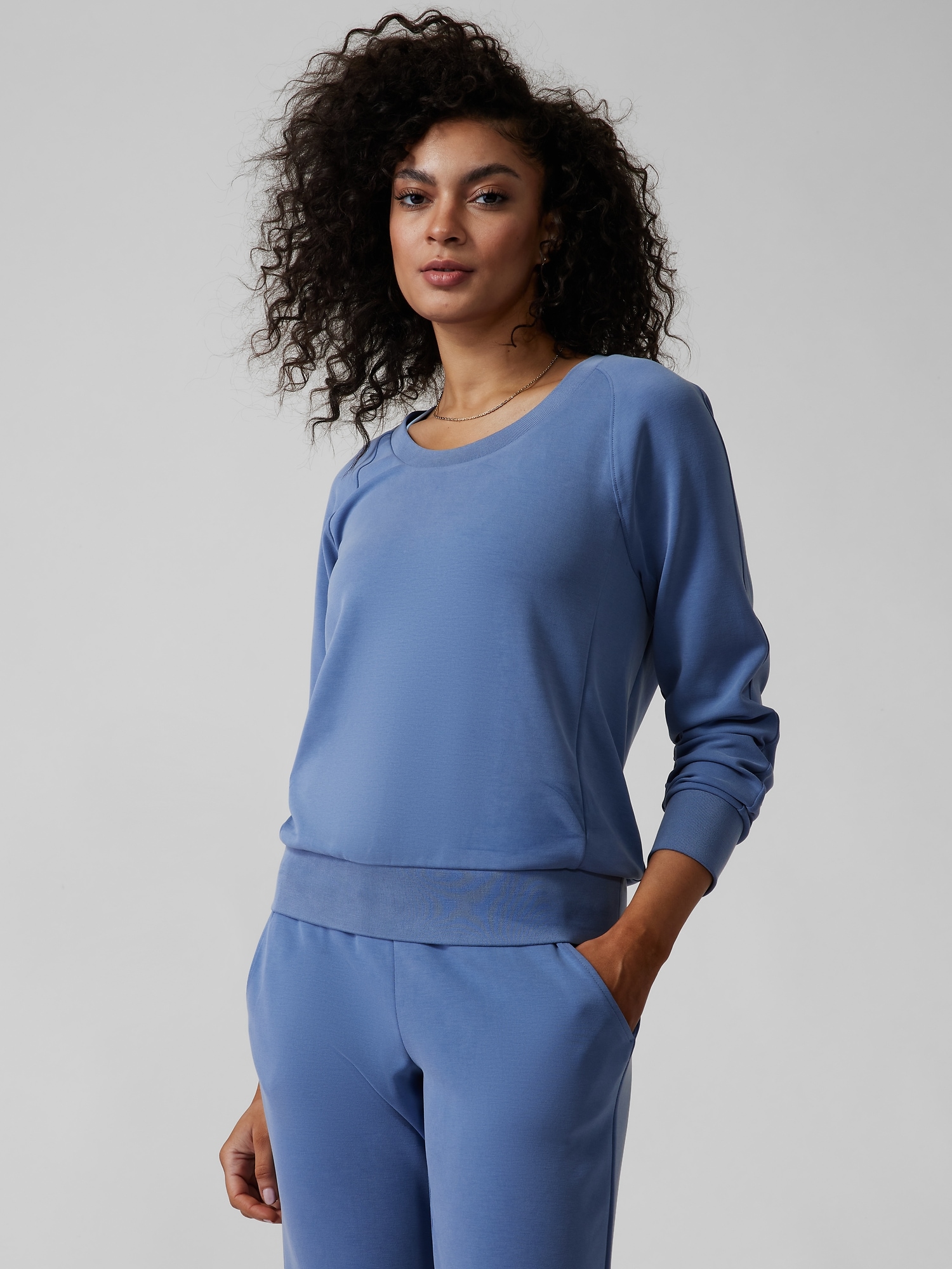 Seasoft Scoop-Neck Sweatshirt