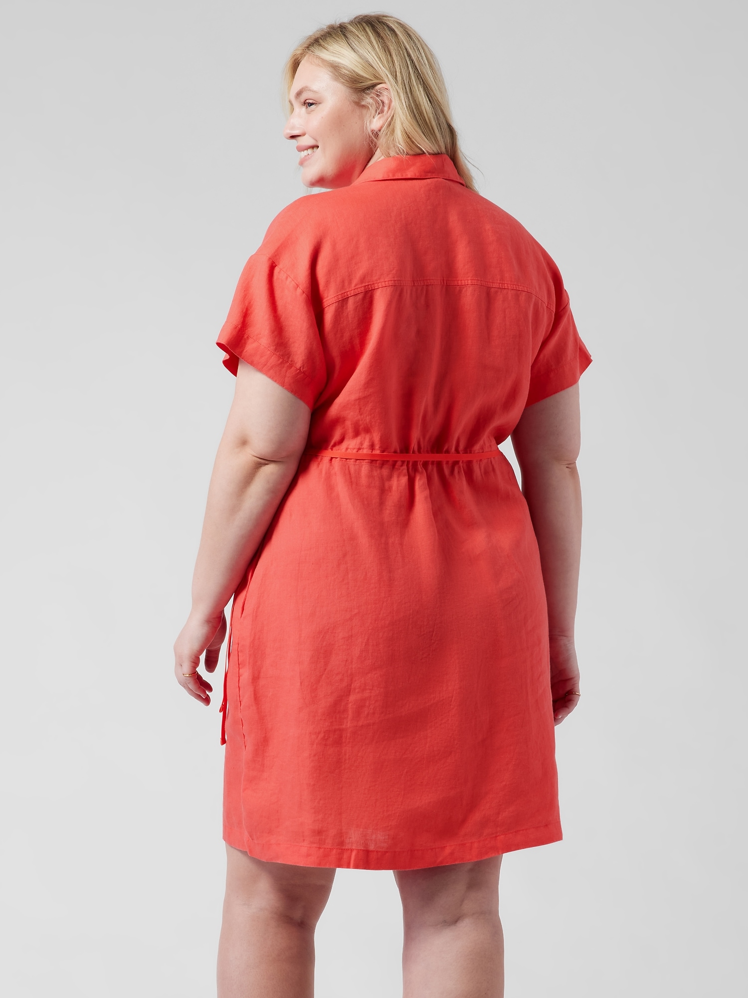 Playa Linen Wrap Dress