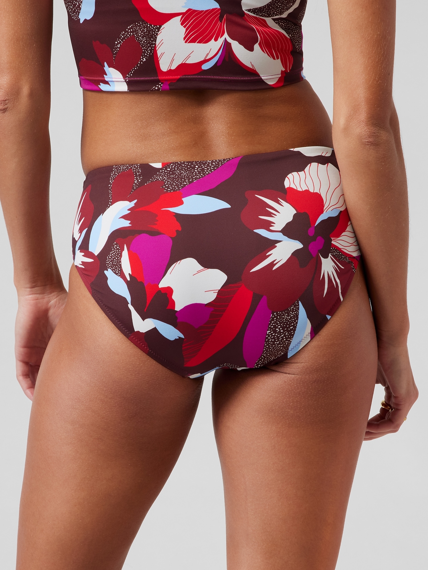 Clean Full Printed Bikini Bottom
