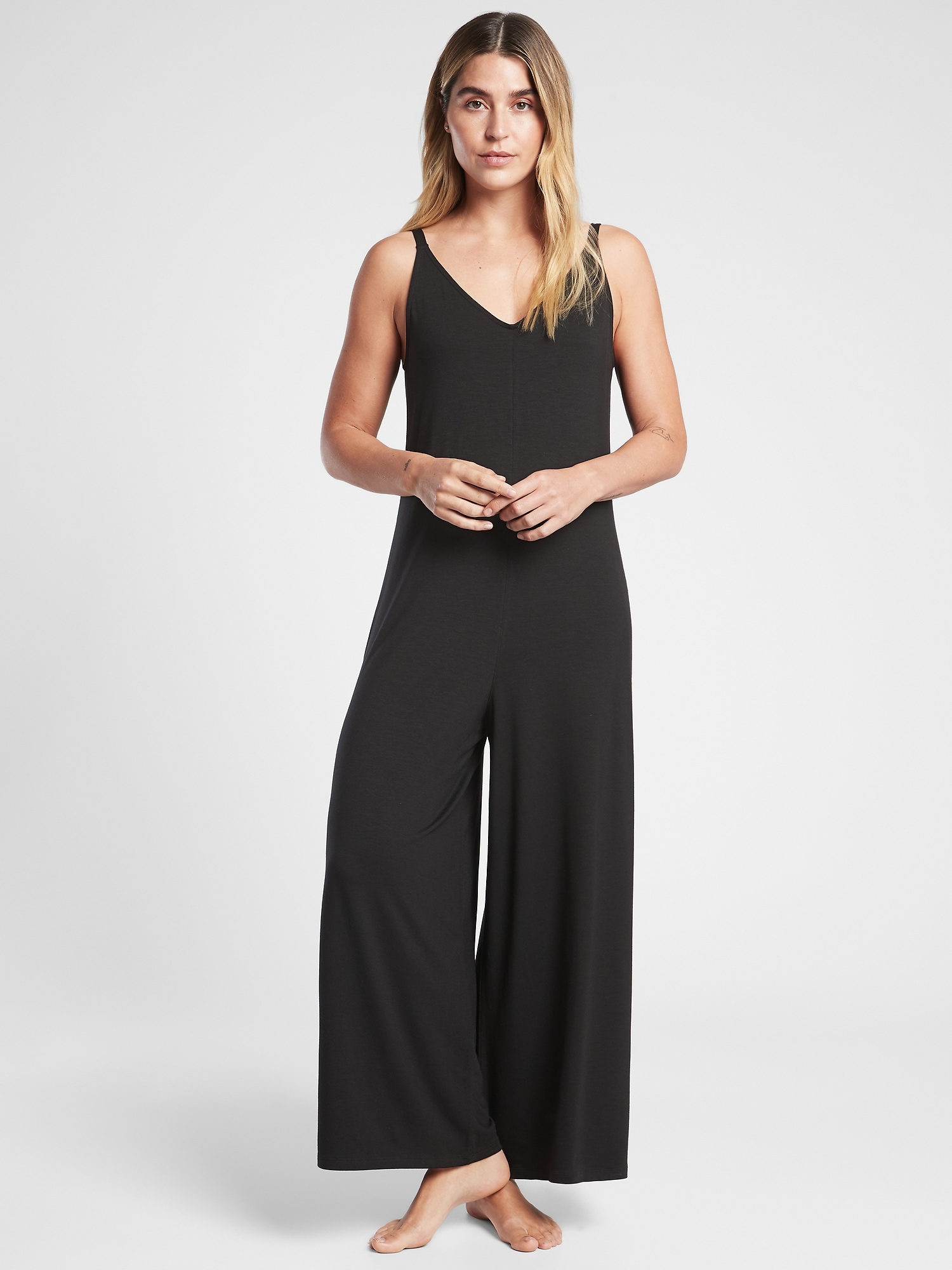 Nighttime Bliss Sleep V Neck Romper