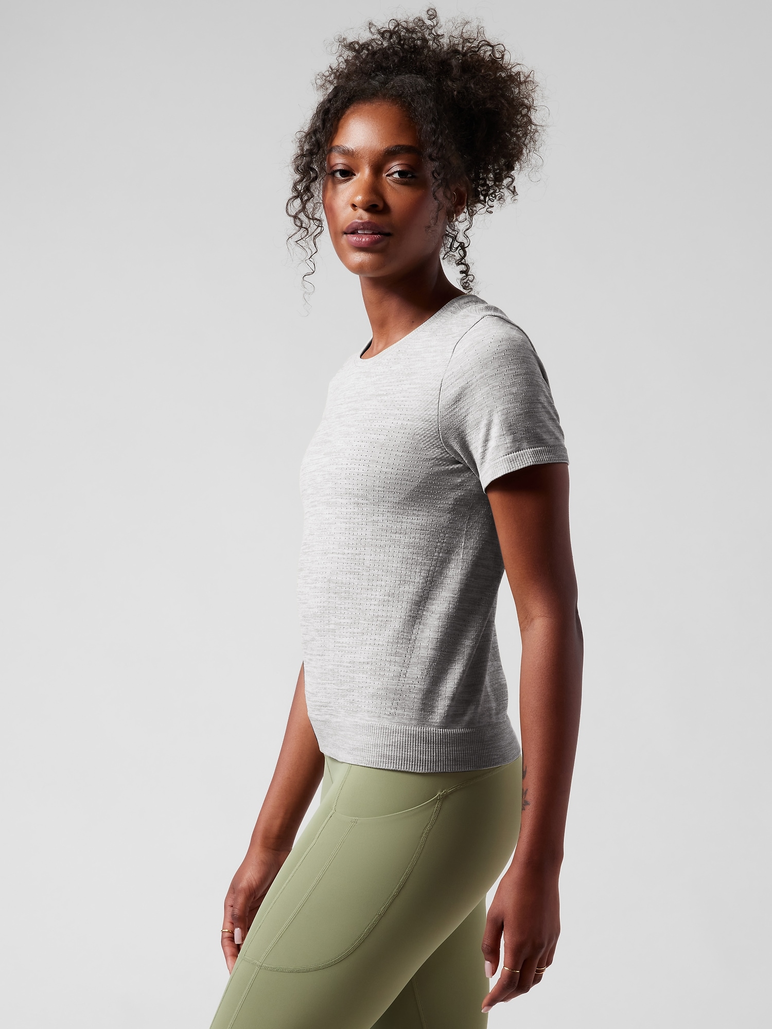 In Motion Seamless Heather Tee