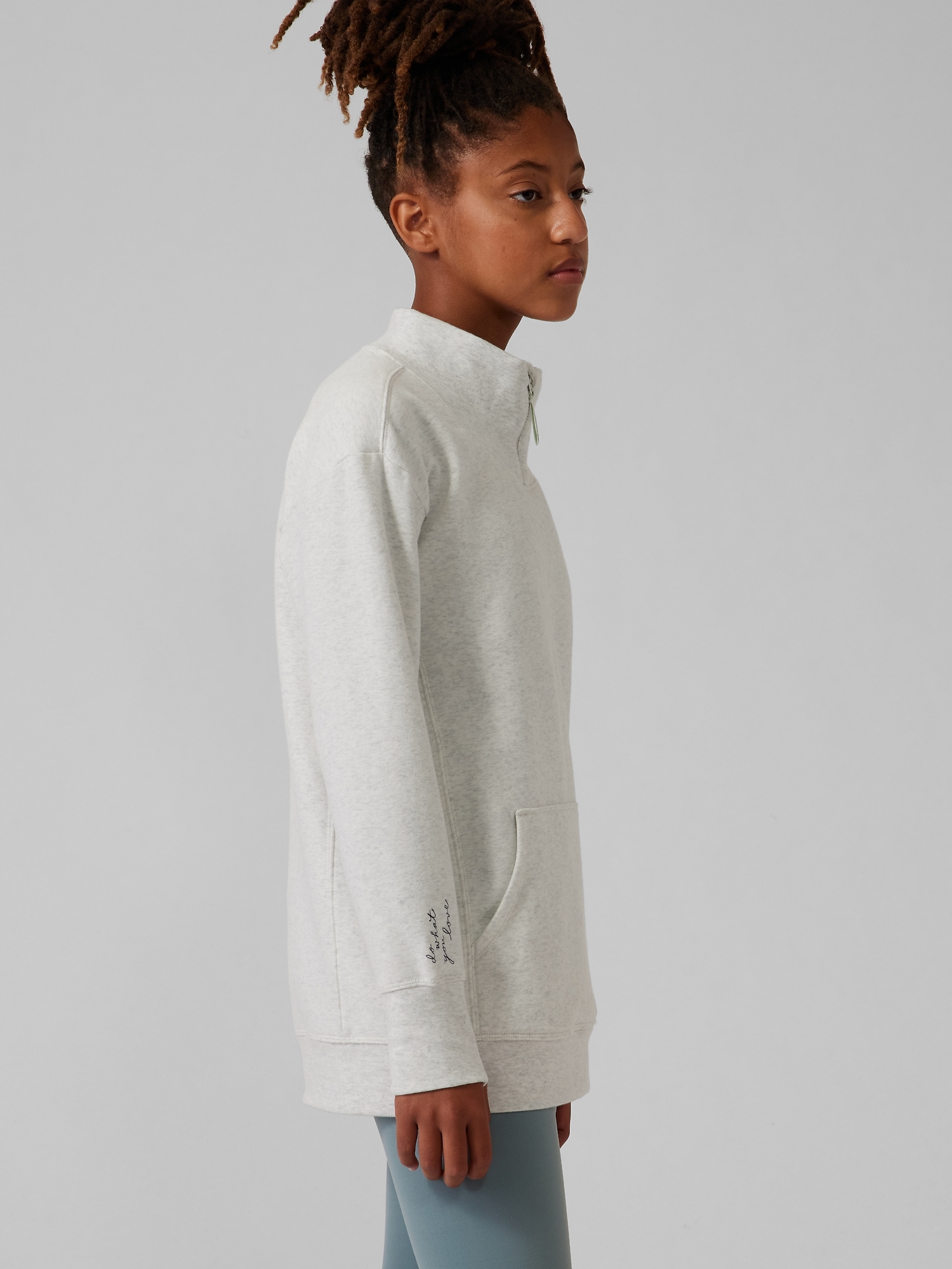 Athleta Girl RetroActive Half Zip